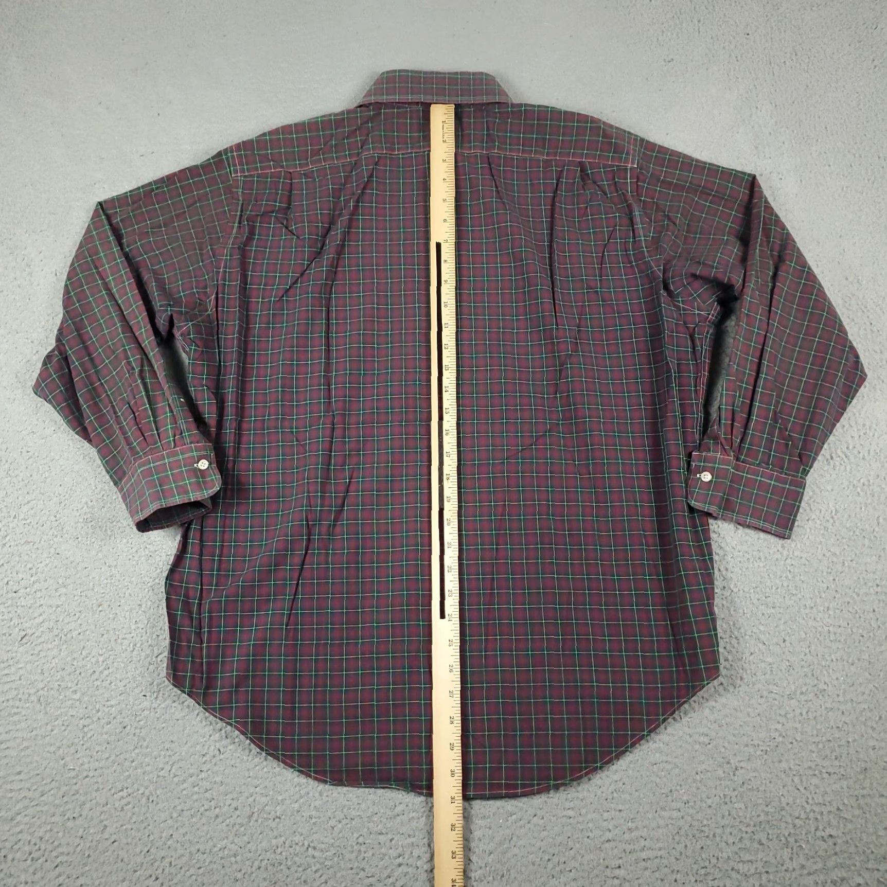 Ralph Lauren Ralph Lauren Shirt Mens 16.5 Red Plaid Casual Button Up Long Sleeve Shirt Size US L / EU 52-54 / 3 - 3 Thumbnail