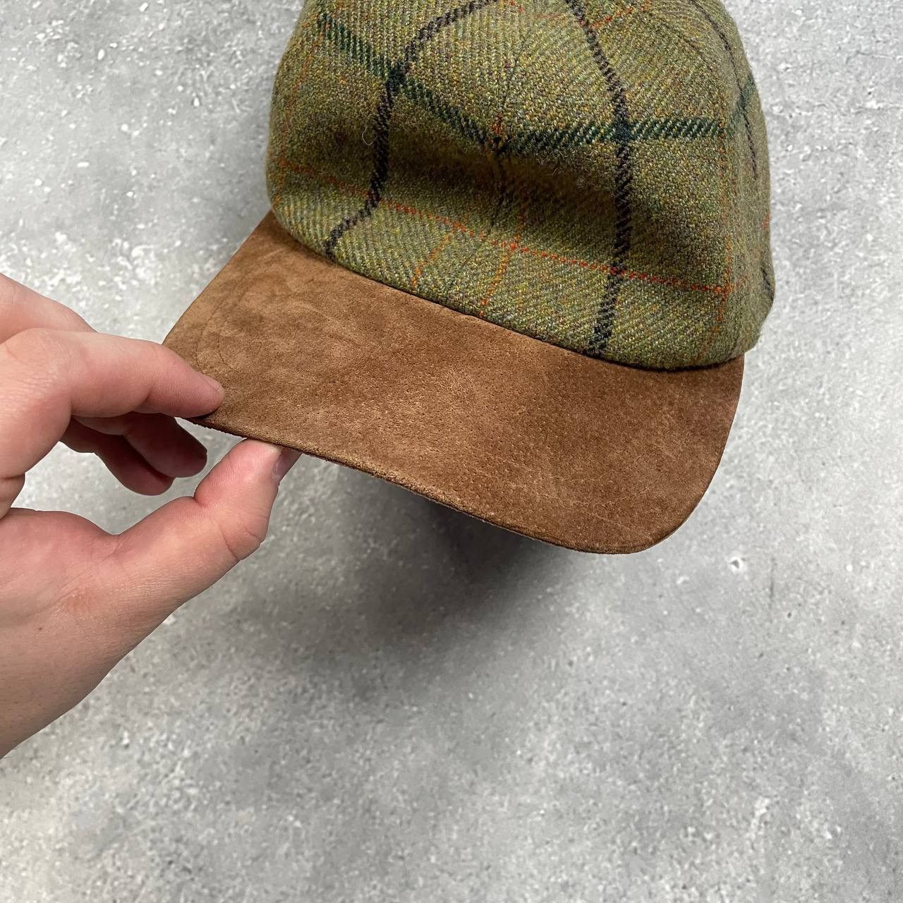 Other Vintage Cousins of Cheltenham Wool Baseball Cap Green/ Brown Size ONE SIZE - 6 Thumbnail