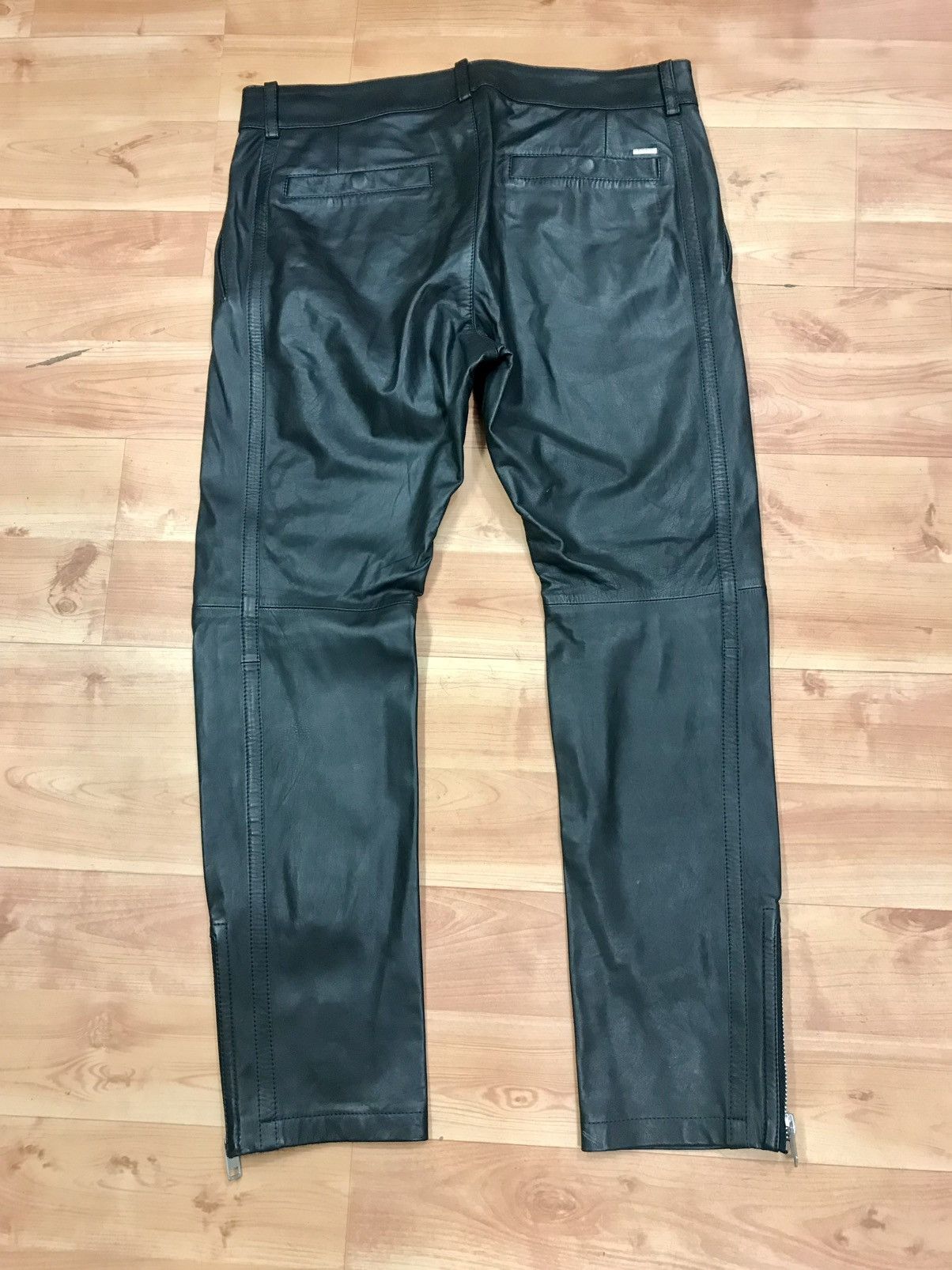 Diesel Diesel P-MONTE-L leather trousers Size US 27 - 5 Thumbnail