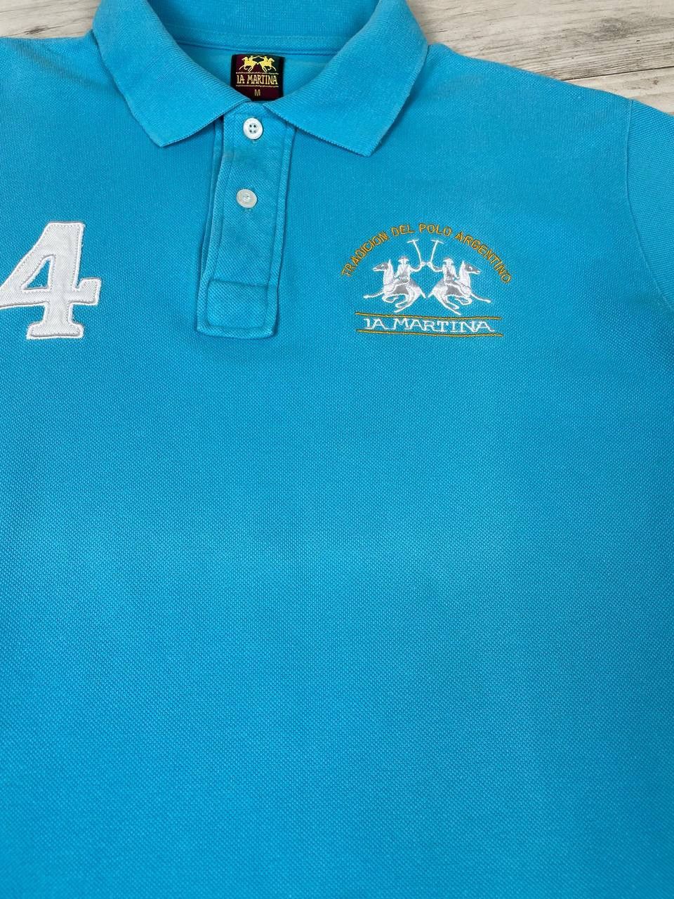 La Martina Vintage La Martina Polo Shirt Big Logo Size US M / EU 48-50 / 2 - 5 Thumbnail