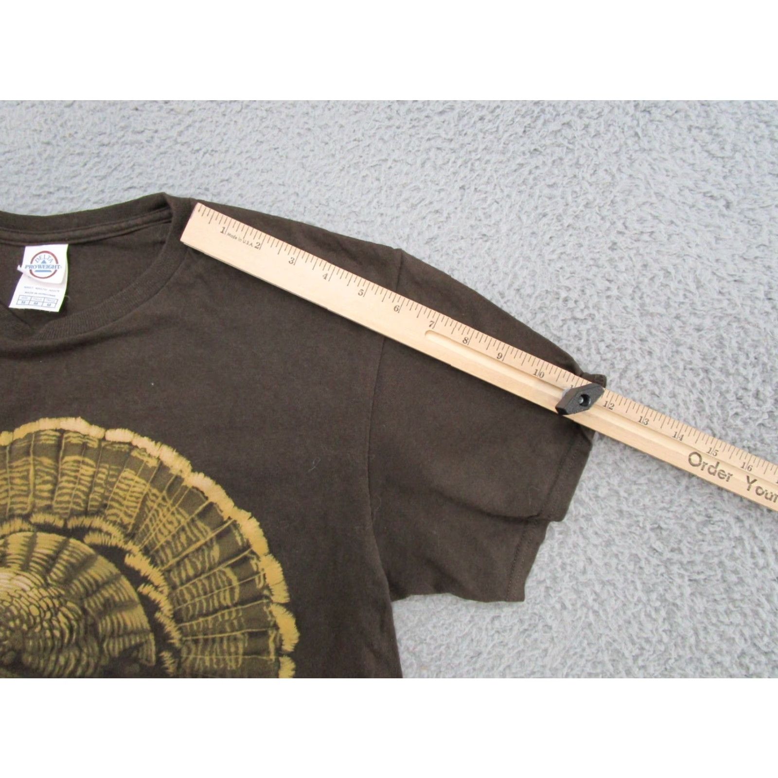 Delta Y2K Mossy Oak Delta Turkey Logo Brown T-Shirt Mens Size M Hunting Shirt Mascot Logo Mens M Brown Turkey Delta Oak Y2K Hunting Shirt Size US M / EU 48-50 / 2 - 7 Thumbnail