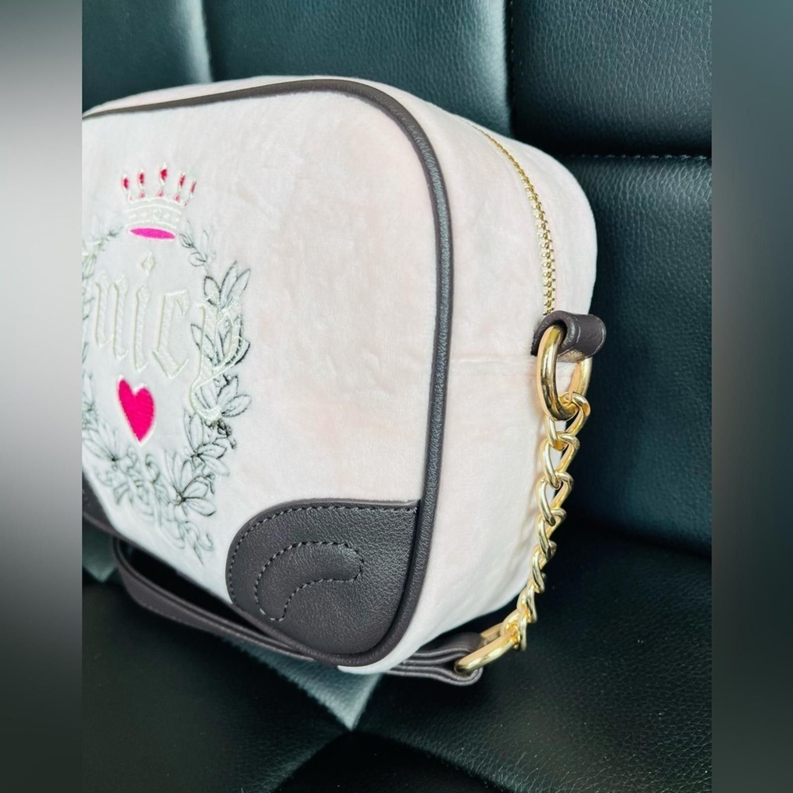 Juicy Couture Jeans Juicy Couture Pink Heritage Crossbody Bag NWT Size ONE SIZE - 3 Thumbnail