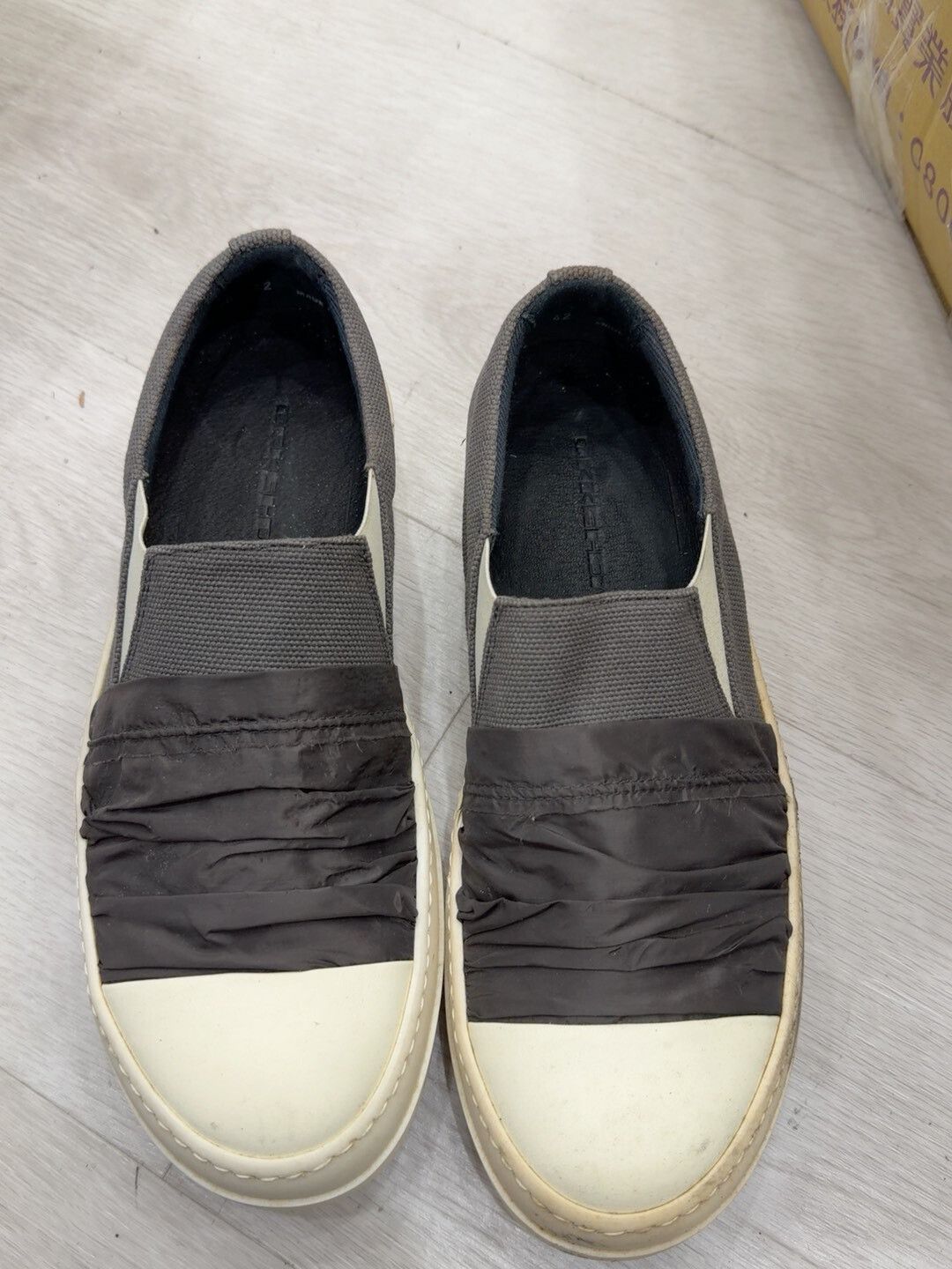 Rick Owens Rick Owens Canvas Slip-On Sneakers Size US 9 / EU 42 - 1 Thumbnail