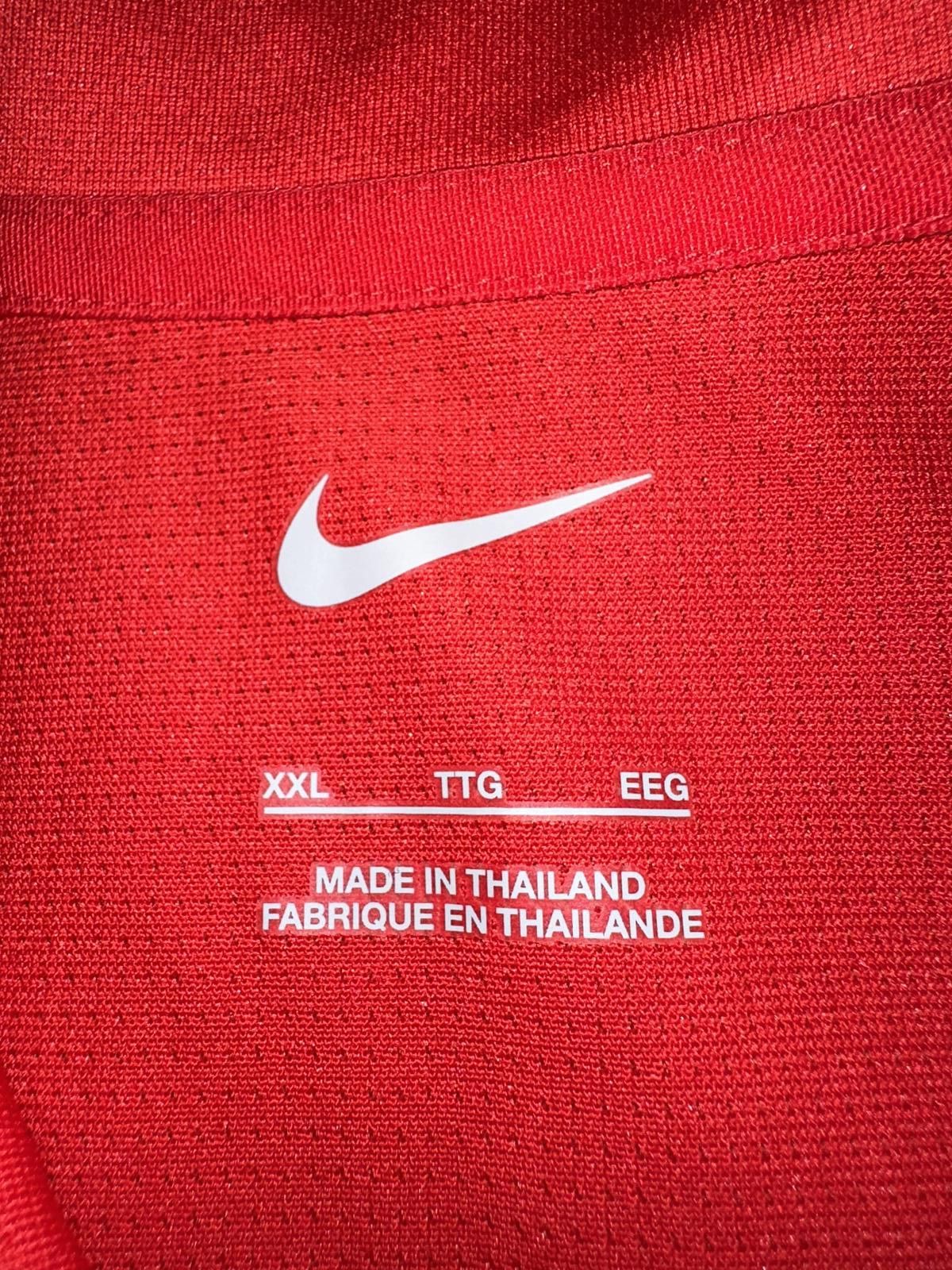 Nike Nike Men's Dri-FIT Suncoast One Title & Closing Red Vertical Mesh Polo Size US XXL / EU 58 / 5 - 7 Thumbnail