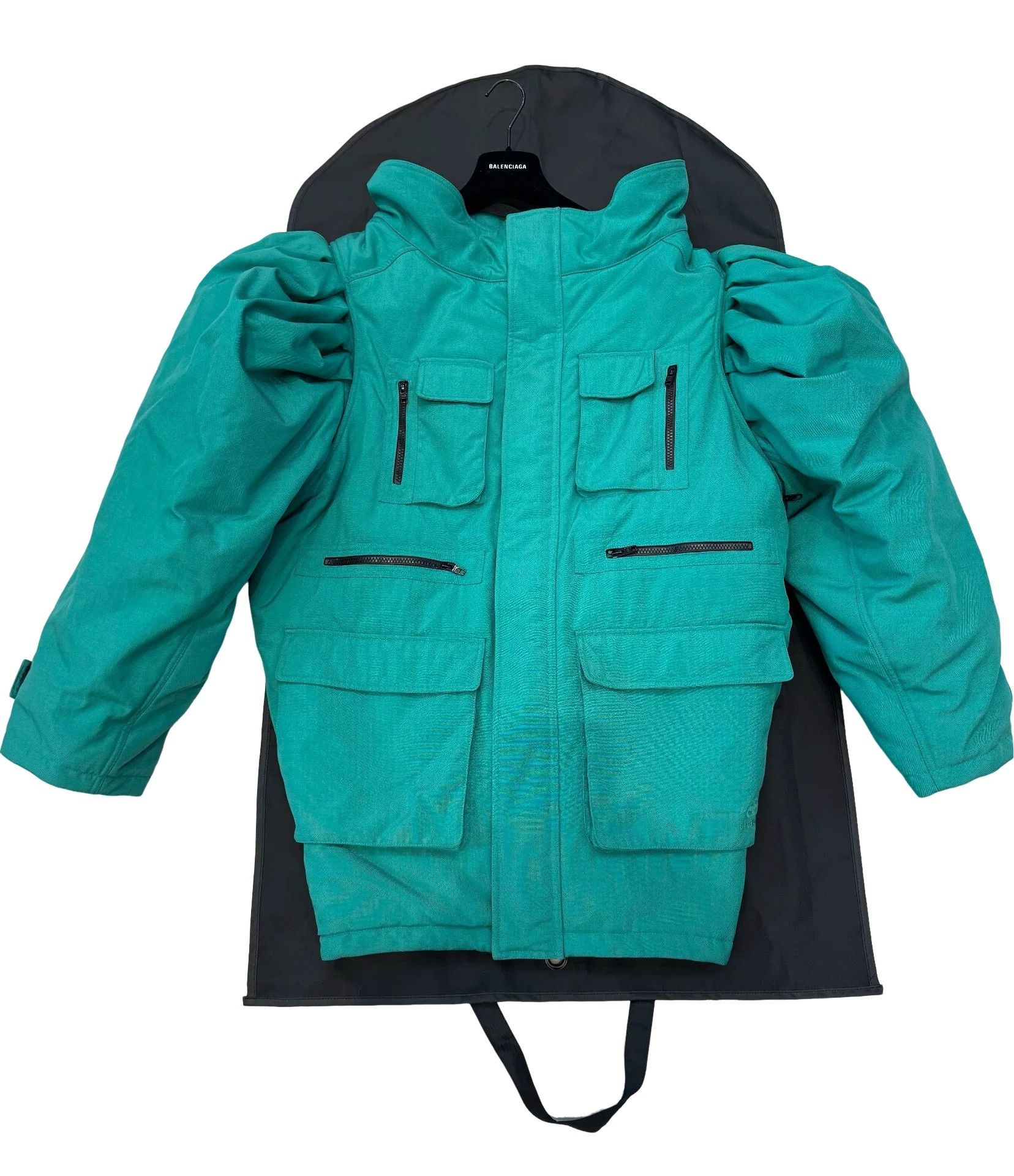 Balenciaga Balenciaga Padded Bomber Jacket Size 1 Size US S / EU 44-46 / 1 - 1 Thumbnail