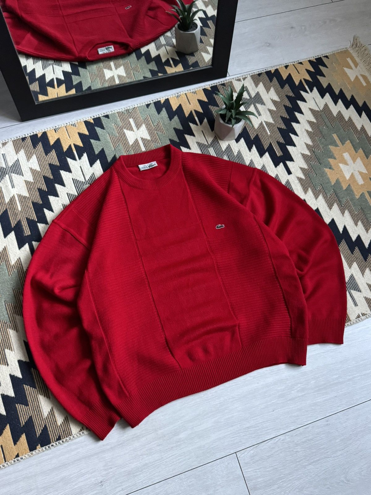 Lacoste Vintage Chemise Lacoste Knitted Sweater Size US M / EU 48-50 / 2 - 2 Thumbnail