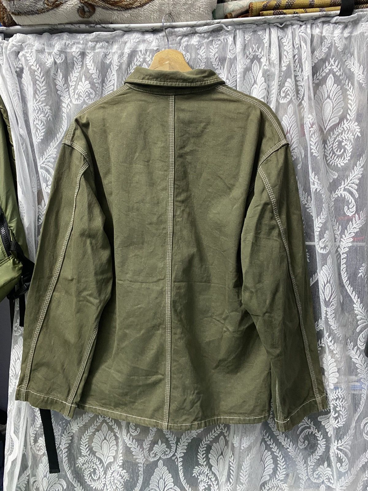 GU Gu Denim Jacket Olive Green Size US S / EU 44-46 / 1 - 2 Thumbnail