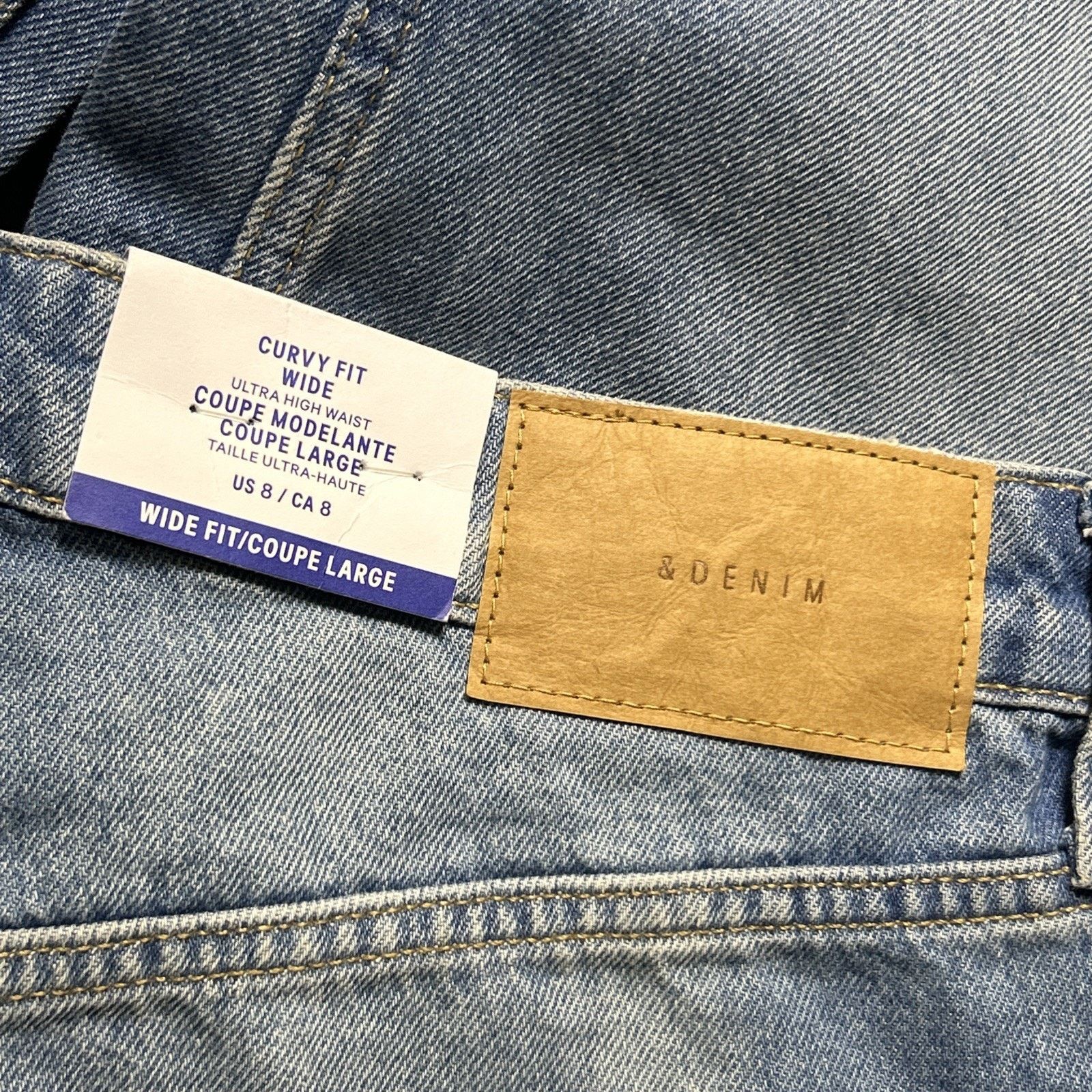 H&M Beyond Baggy Jeans Womens 8 - 30x31 Raw Hem Hamilton Loose Size 30" / US 8 / IT 44 - 4 Thumbnail
