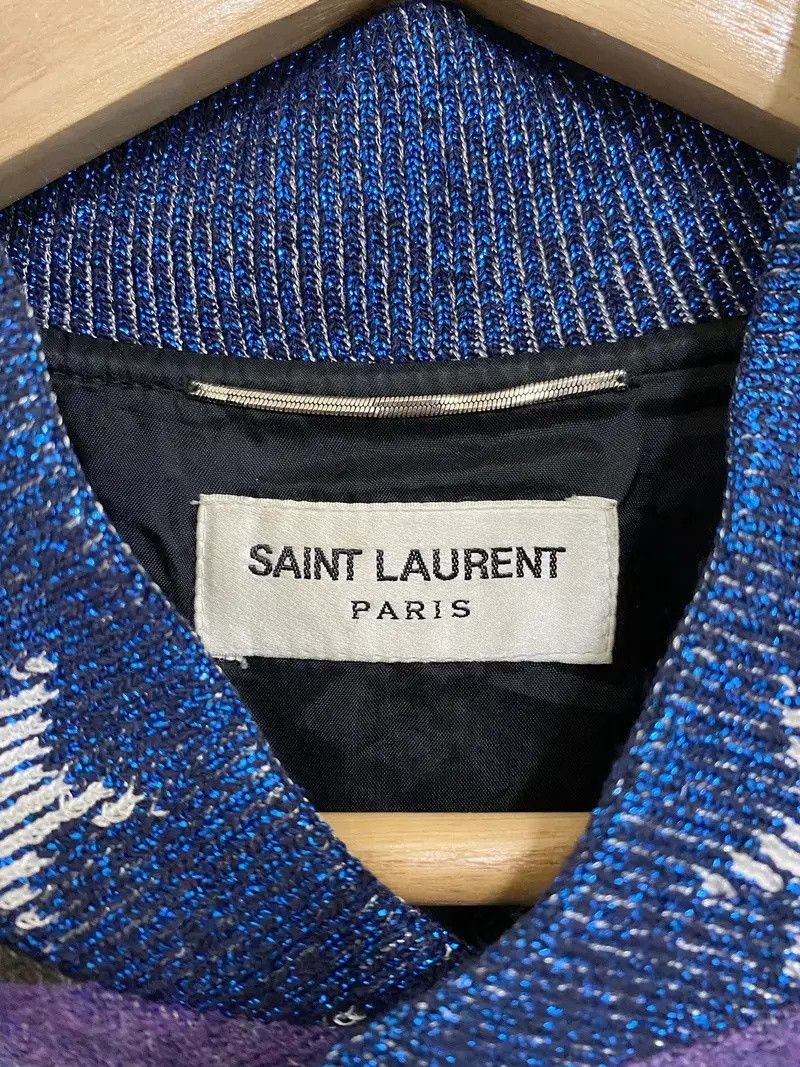 Hedi Slimane × Saint Laurent Paris SS16 Leather Bomber Jacket Size US M / EU 48-50 / 2 - 3 Thumbnail