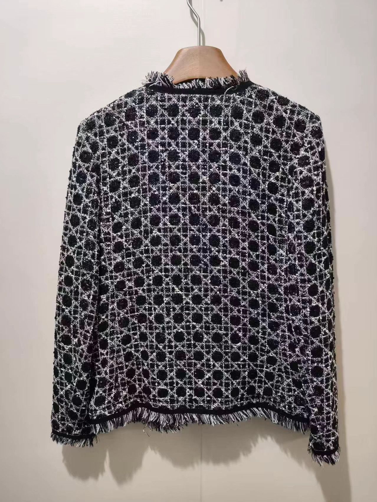 Dior DIOR SS26 Tweed Jacket Fringed Pockets K13 Size S / US 4 / IT 40 - 3 Thumbnail