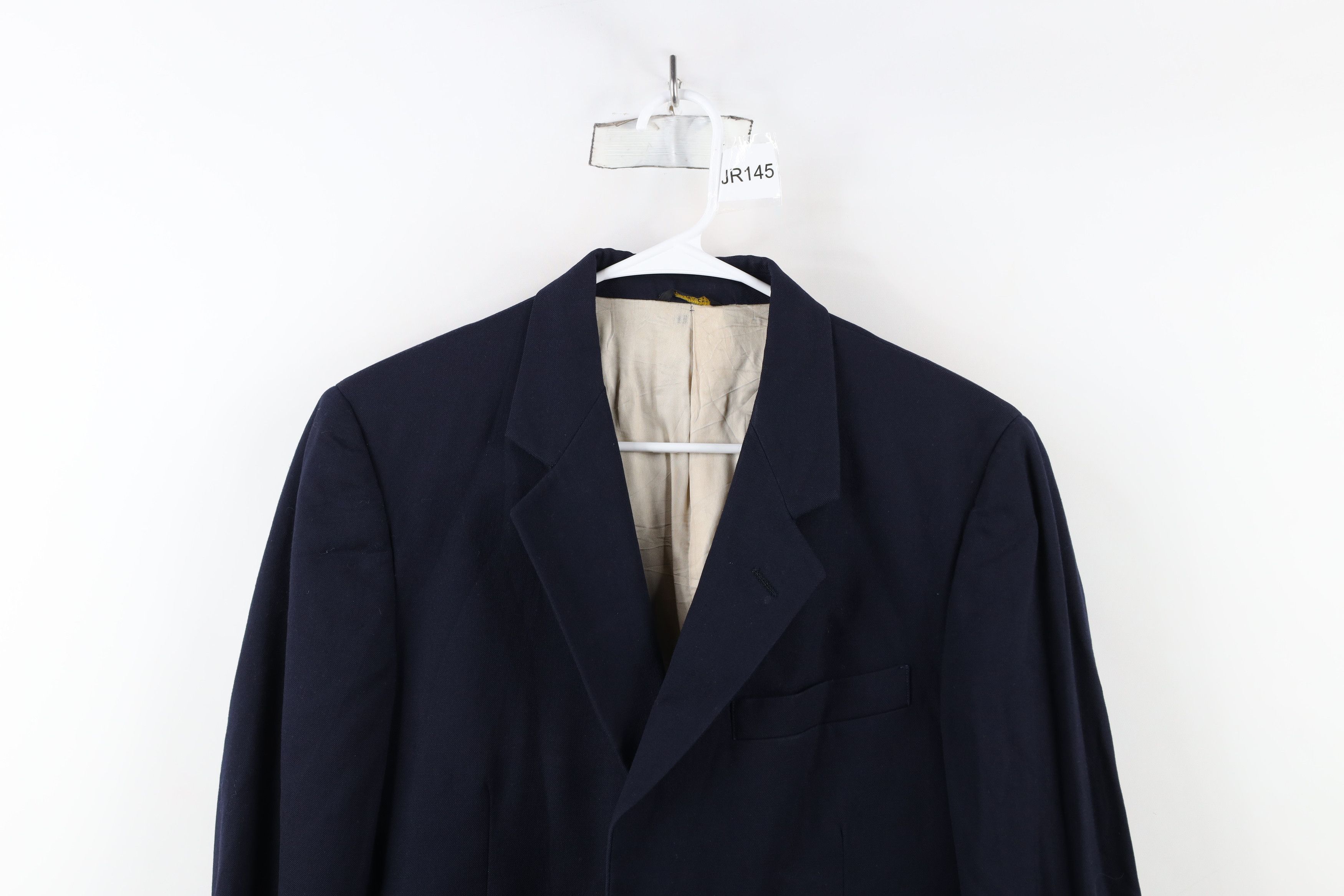Calvin Klein × Vintage Vintage 80s Calvin Klein Wool 2 Button Suit Coat Jacket USA Size US L / EU 52-54 / 3 - 2 Thumbnail
