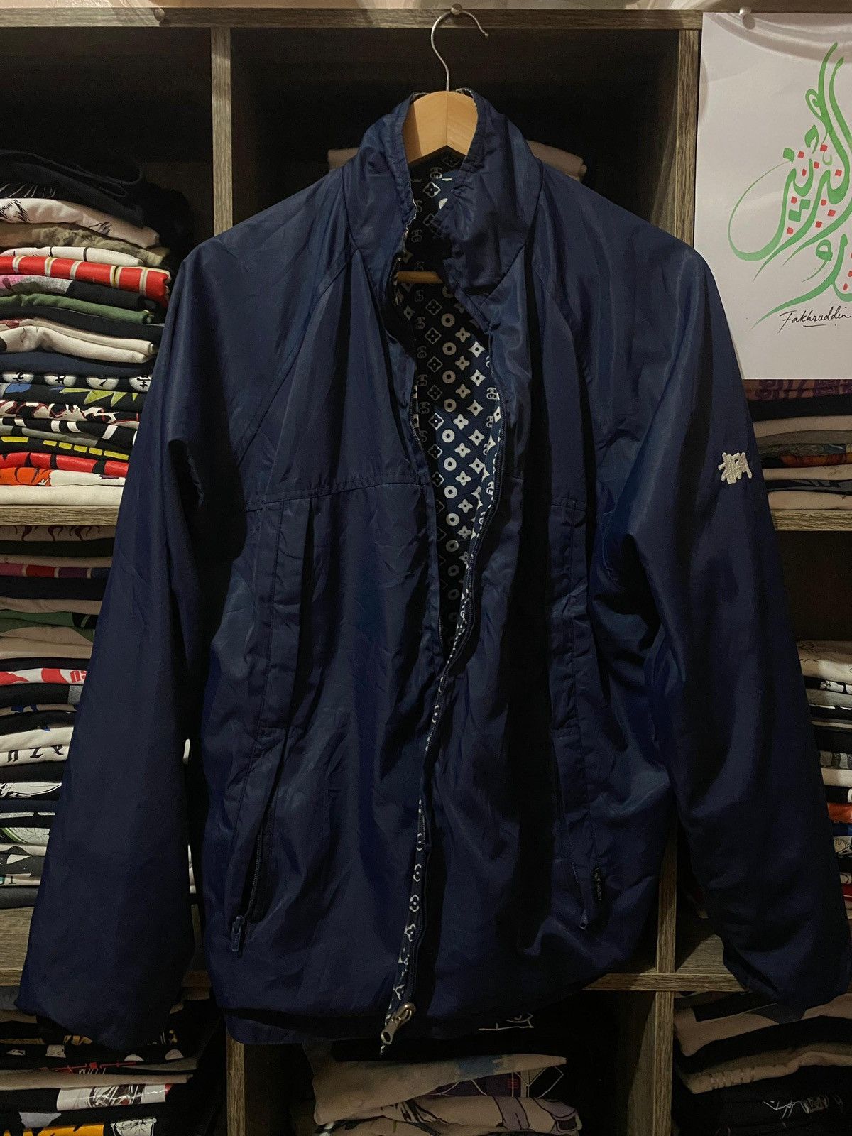 Louis Vuitton × Stussy × Vintage Vintage Stussy Monogram Reversible Jacket Size US XL / EU 56 / 4 - 6 Thumbnail