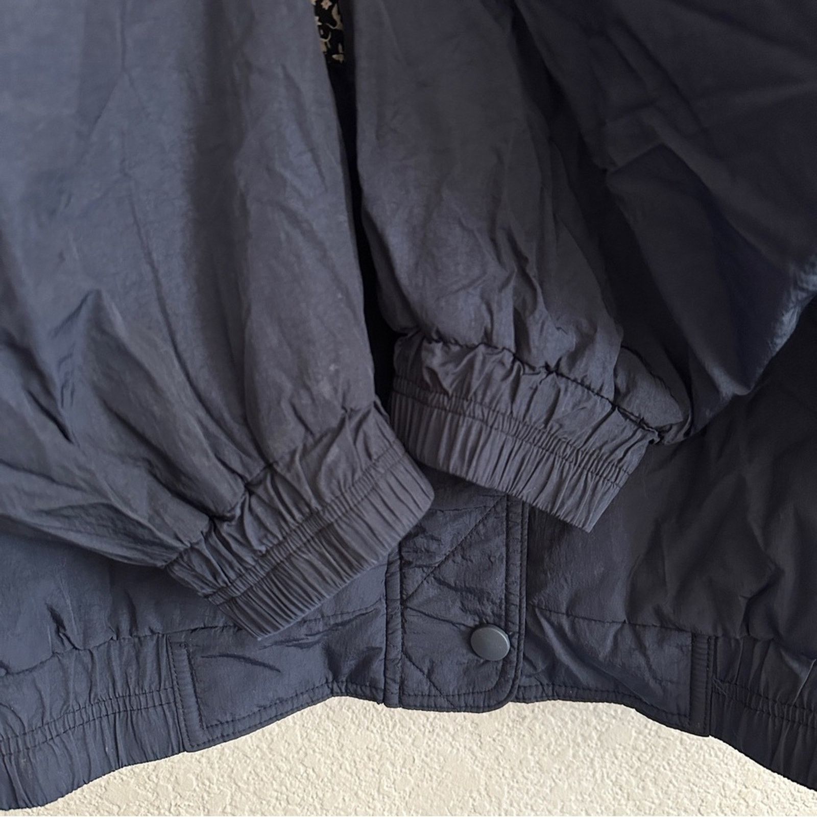 Free People FREE PEOPLE On My Mind Winter Oversize Bomber Jacket Navy M Size M / US 6-8 / IT 42-44 - 9 Thumbnail