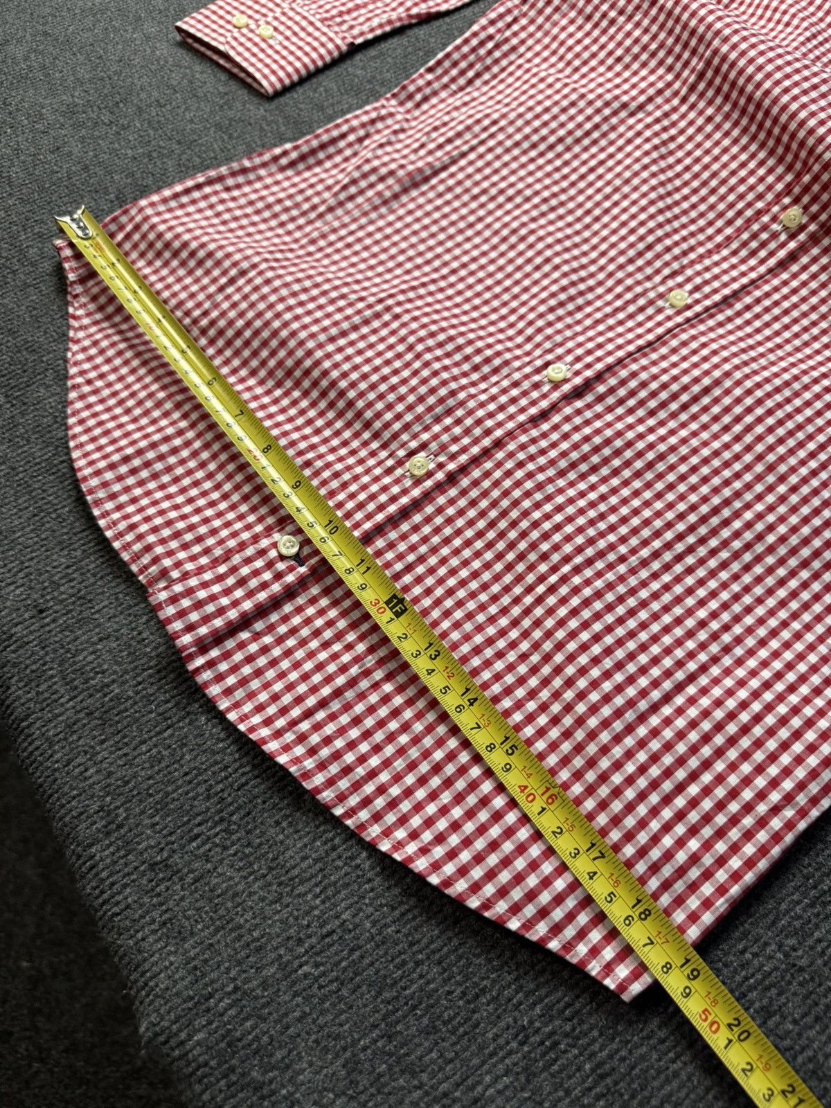 Hackett Luxury Hackett London Red Gingham Check Shirt XS / 14-15Y Size US XS / EU 42 / 0 - 11 Thumbnail