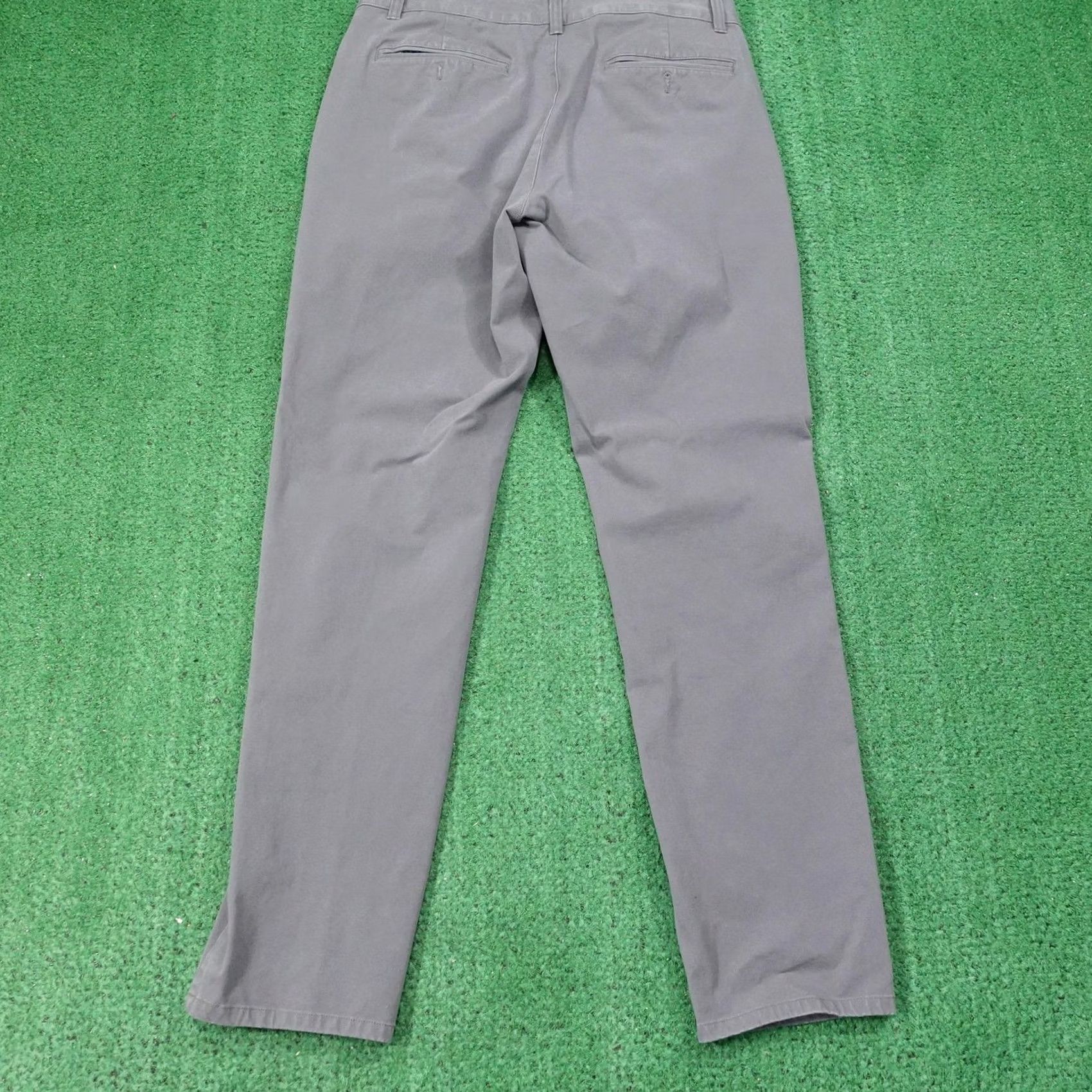 Bonobos Bonobos Pants Mens 34x32 Gray Slim Chino Stretch Cotton Spandex Flat Front Pocket Regular Size 33/32 Size US 33 - 5 Thumbnail