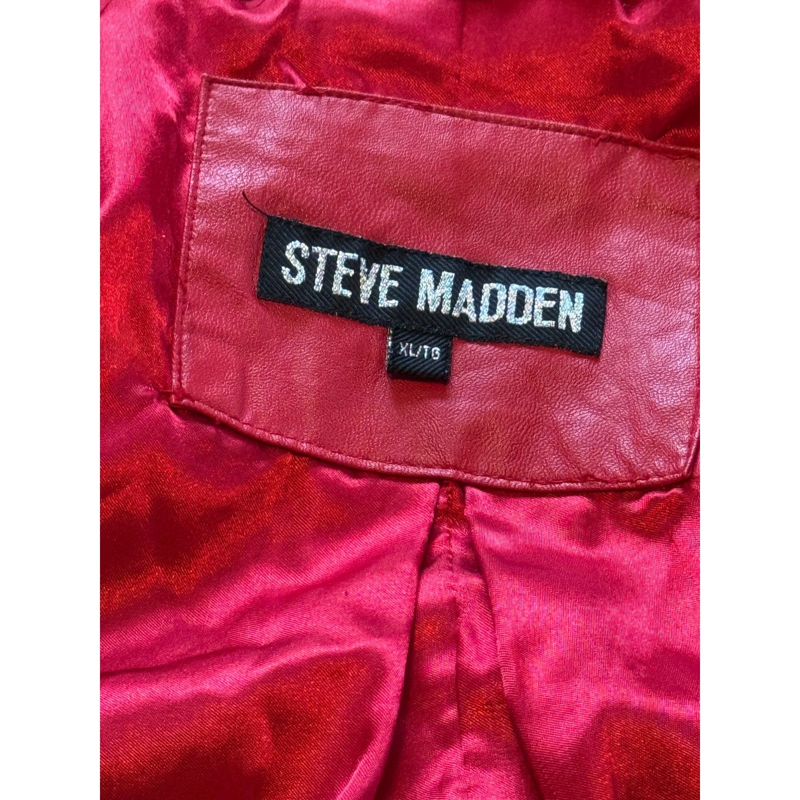 Steve Madden Steve Madden Coat Women X Large Red Shearling Teddy Size XL / US 12-14 / IT 48-50 - 6 Thumbnail