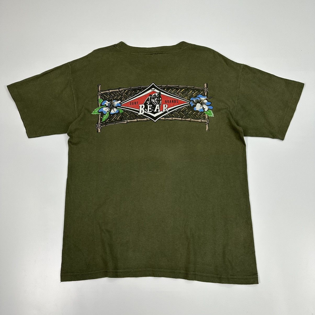 Sun Surf Vintage Surf Board Bear Usa Sunfaded Tshirt A685 Size US L / EU 52-54 / 3 - 1 Thumbnail