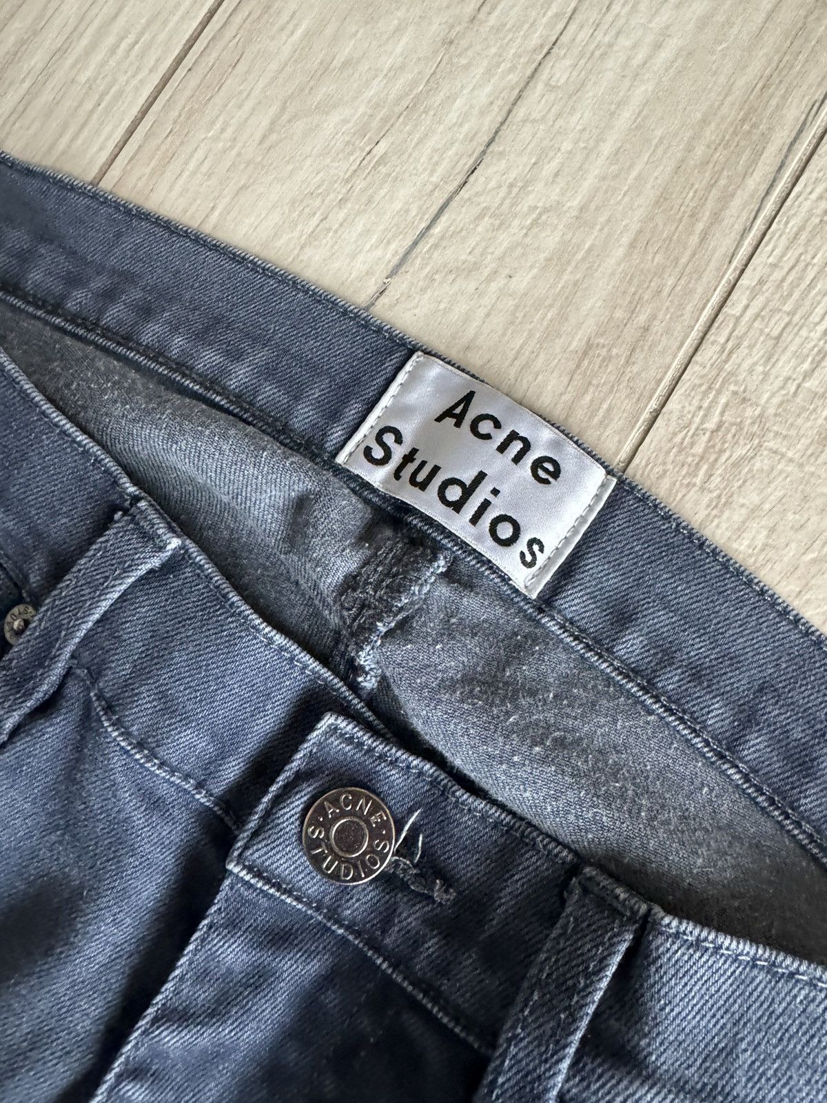 Acne Studios Acne Studios Max Blue Speed Denim Pants Size US 34 / EU 50 - 7 Thumbnail