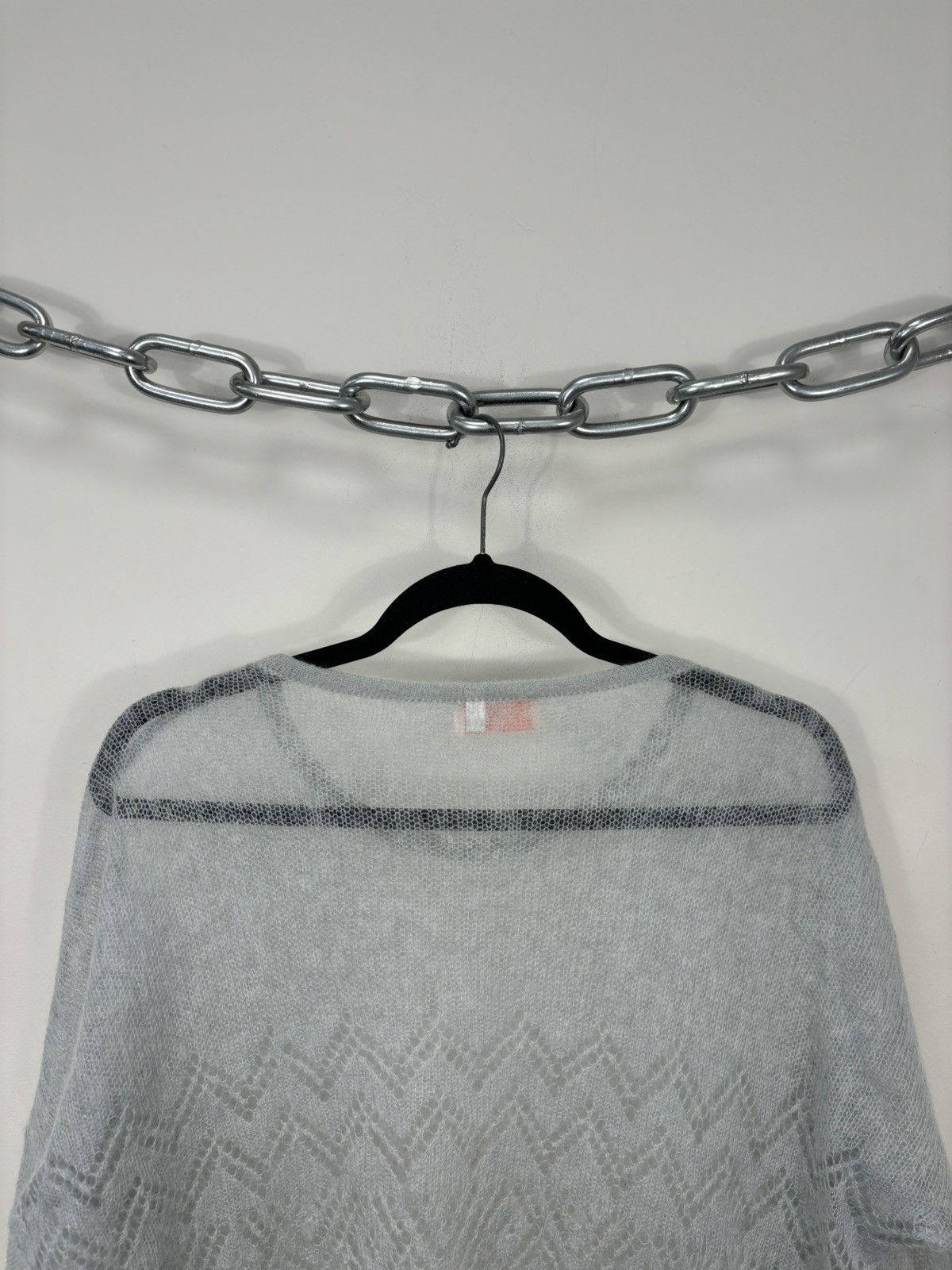 Byblos Vintage Byblos Women’s Open-Knit Italian Mohair Sweater Size XL / US 12-14 / IT 48-50 - 17 Thumbnail