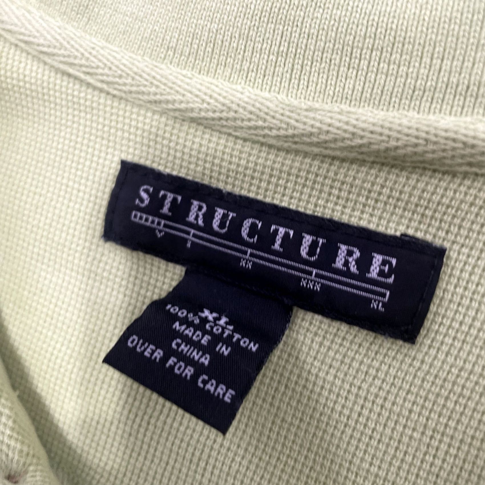 Vintage VINTAGE Structure Polo Shirt Men XL Green 90s Casual Golf Business 6 Buttons Size US XL / EU 56 / 4 - 6 Thumbnail