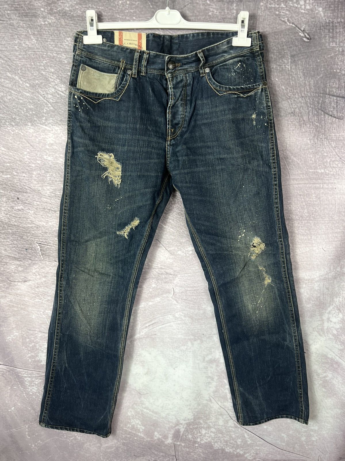 Chevignon Chevignon Jeans Leather pocket pants Size US 33 - 3 Thumbnail