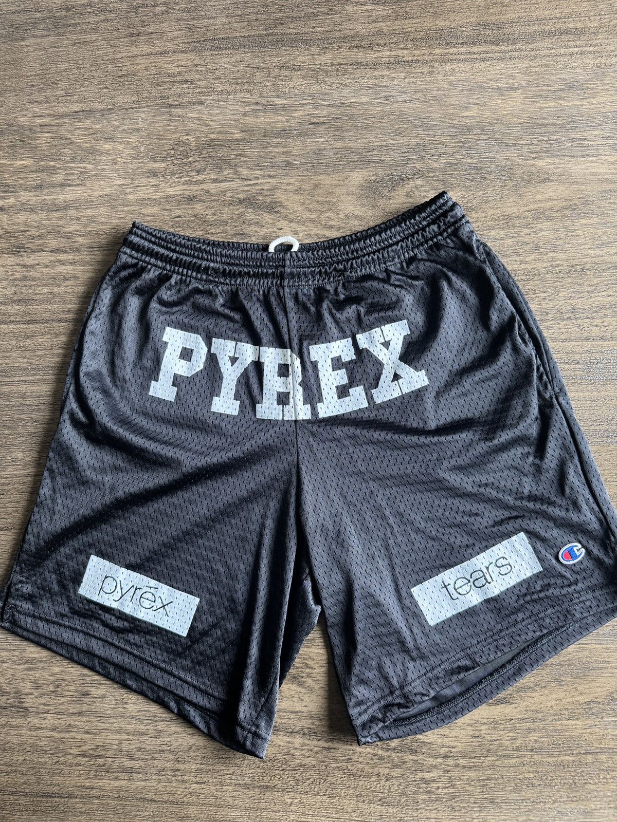 Pyrex Vision × Virgil Abloh Black Pyrex vision champion shorts
