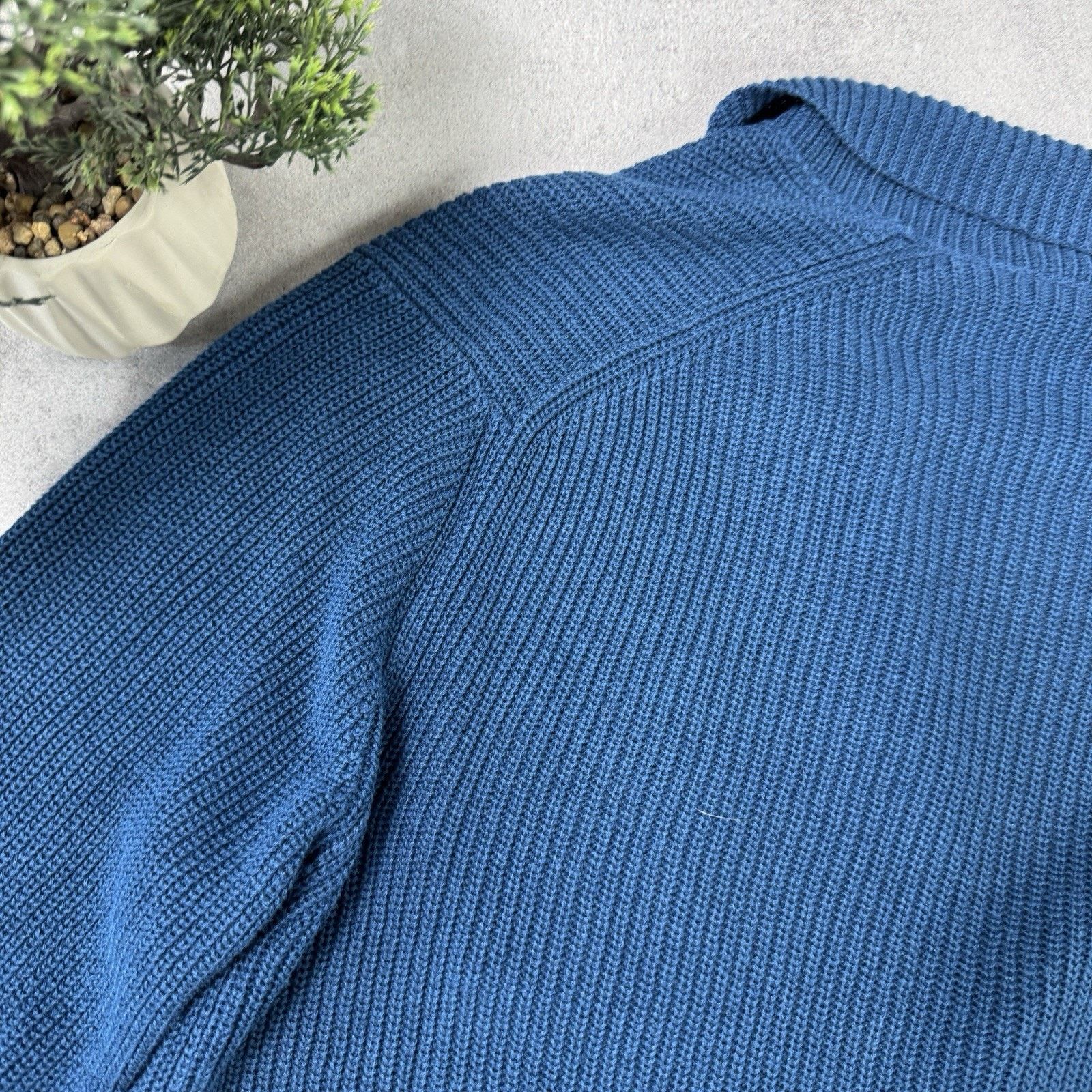 Zanone Zanone Men Cardigan Made In Italy Linen/Cotton Blue Size 48 Size US M / EU 48-50 / 2 - 15 Thumbnail
