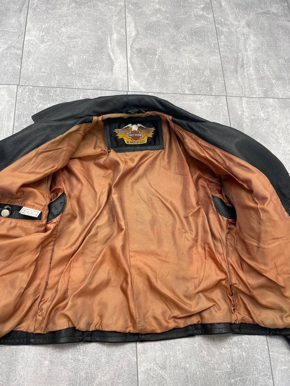 Harley Davidson Harley Davidson Vintage Leather Jacket Size S / US 4 / IT 40 - 18 Thumbnail