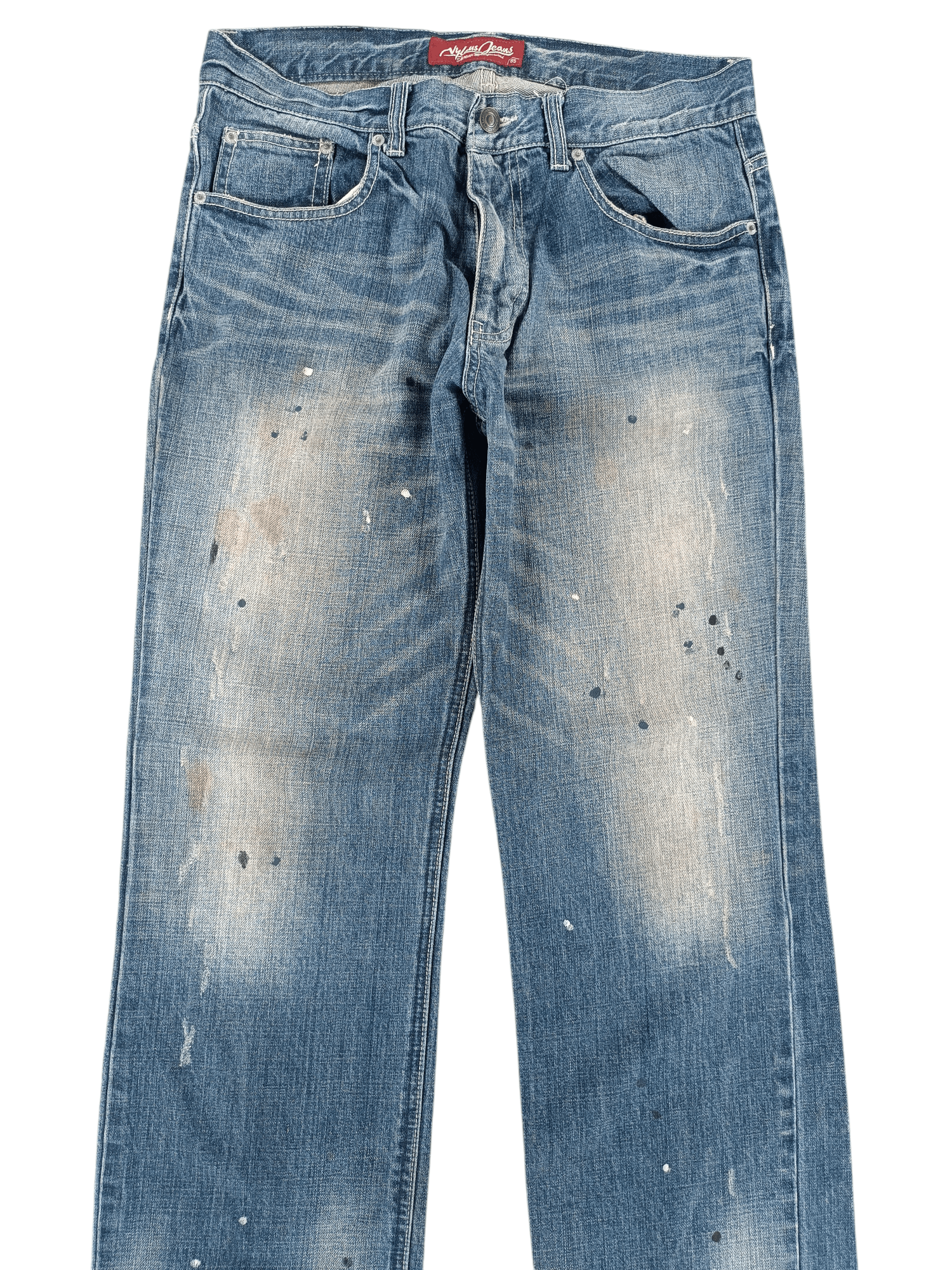 If Six Was Nine × Japanese Brand × Jean 🔥 VTG FLARED 🔥 Japanese Nylaus Rare Design Jeans Size US 30 / EU 46 - 24 Thumbnail