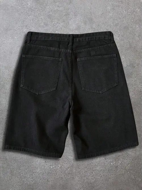 Jean VINTAGE graphic Y2K DRIP denim shorts Size US 34 / EU 50 - 3 Thumbnail
