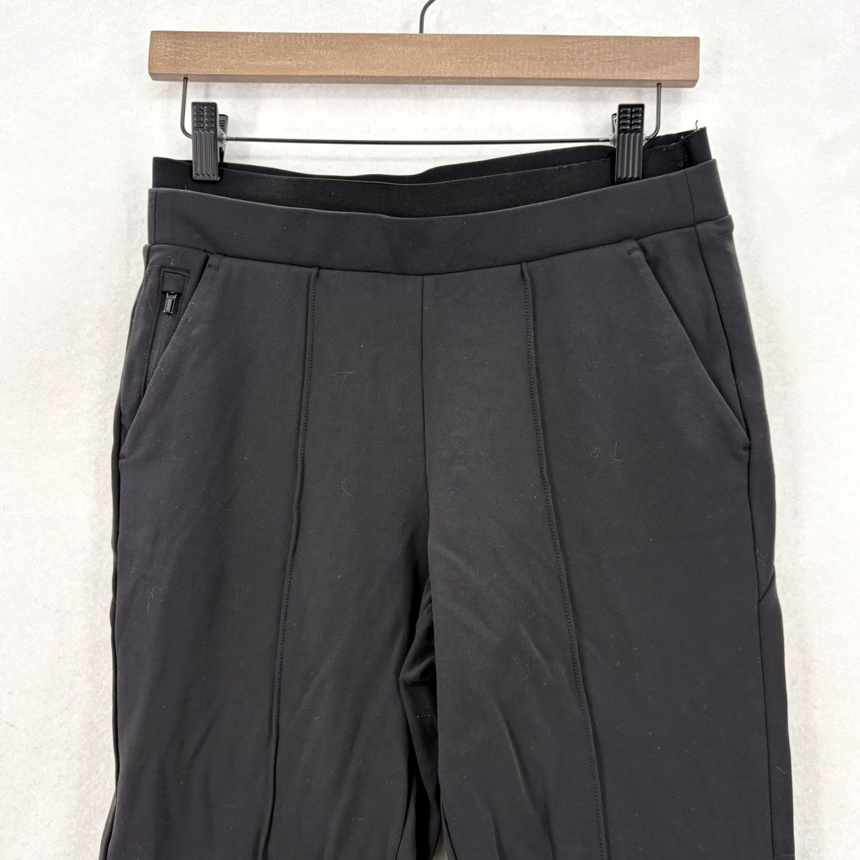 Athleta Athleta Venice Pintuck Jogger Pants Womens XS Black Stretch Pockets Gym Yoga Size 26" / US 2 / IT 38 - 2 Thumbnail