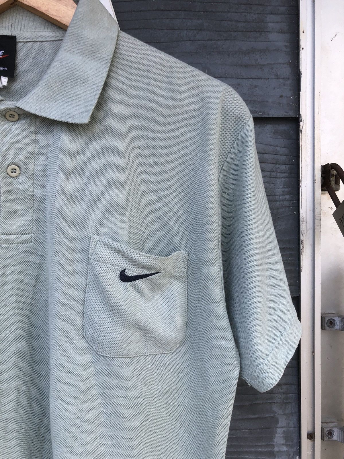Nike Vintage 90s Nike Single Pocket Polo Tshirt Size US L / EU 52-54 / 3 - 2 Thumbnail