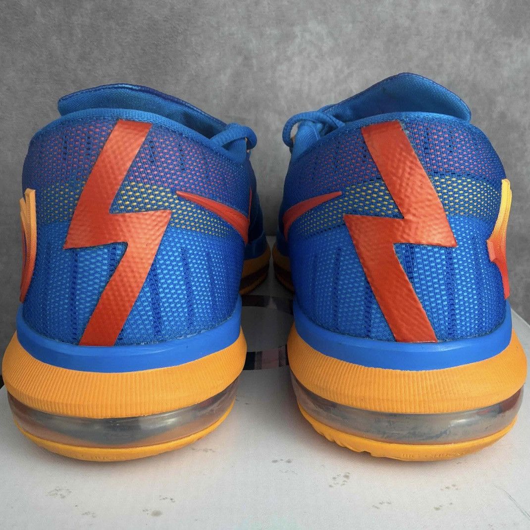 Nike Nike KD 6 Elite Team Blue Orange Size 8.5 642838-400 OG Rare Size US 8.5 / EU 41-42 - 6 Thumbnail