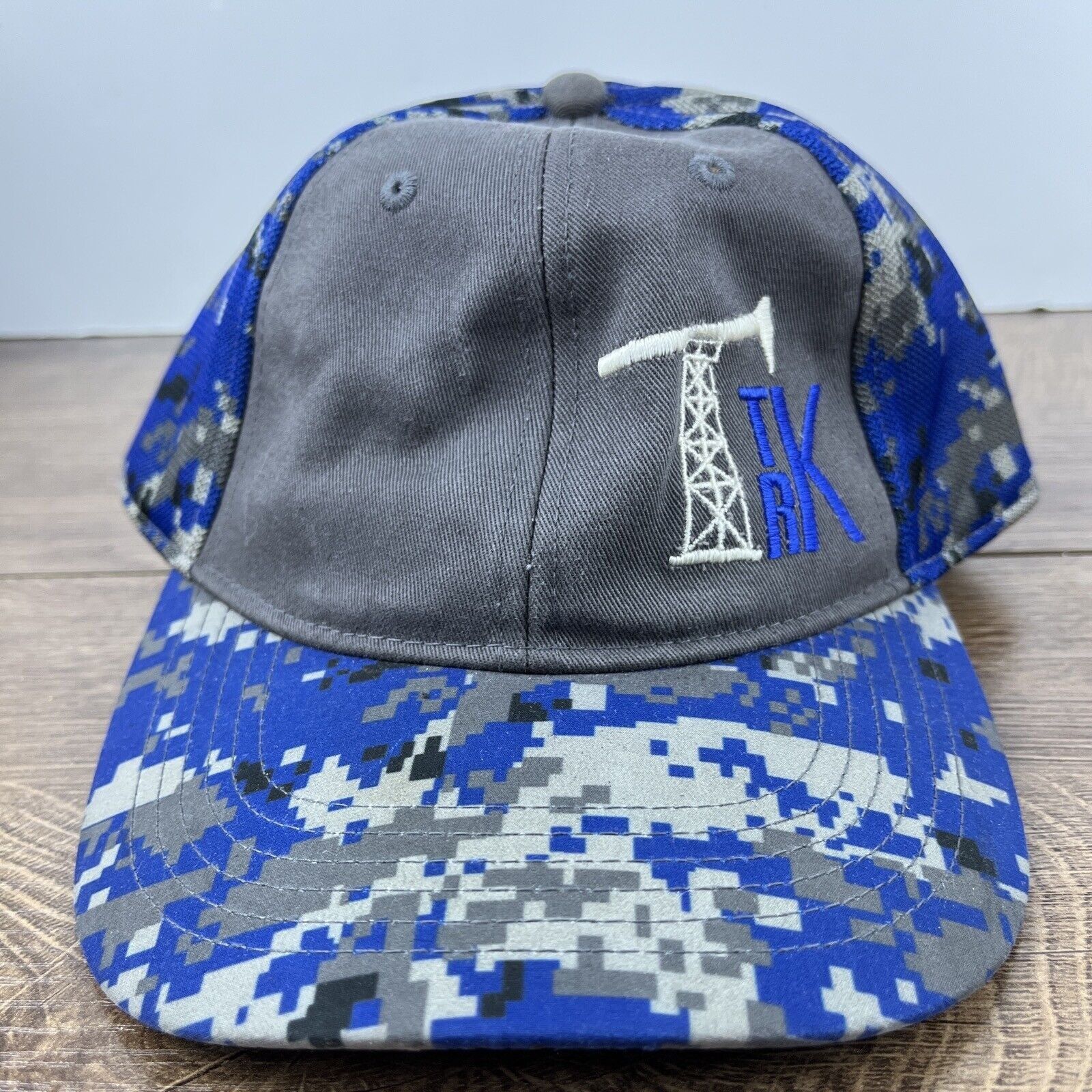Other TRK Hat TRK Hat Gray Hat Adjustable Gray Adult Size Hat Size ONE SIZE - 3 Thumbnail