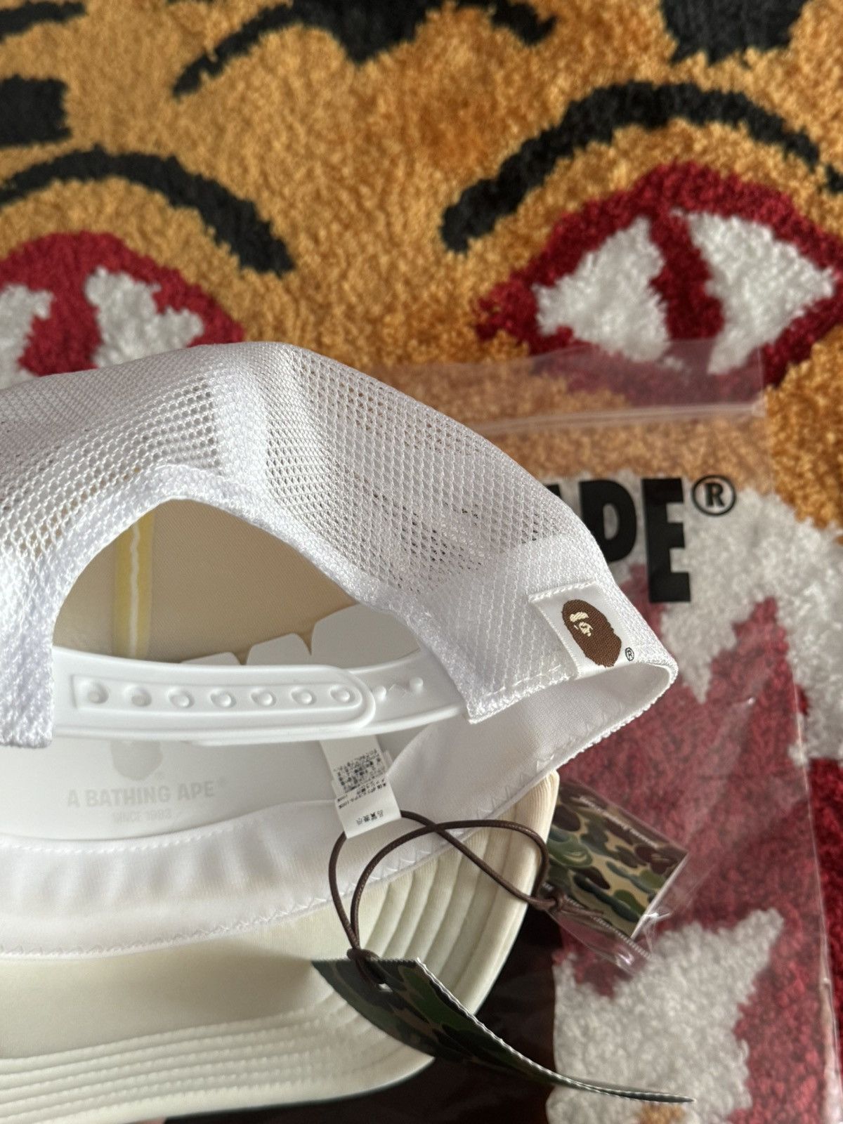 Bape Bape NYC Soho Store Exclusive Cap White Size ONE SIZE - 3 Thumbnail