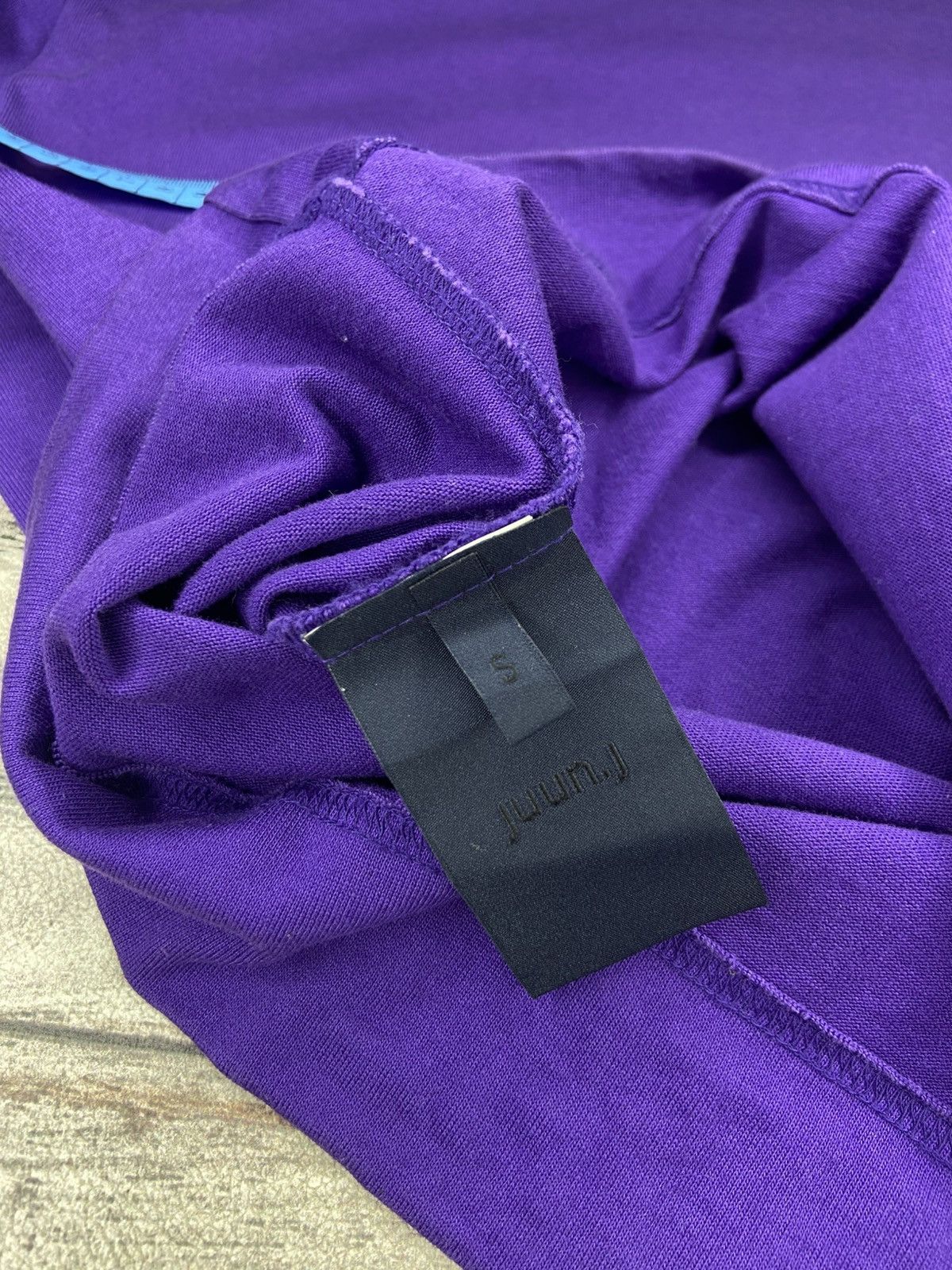 Hyein Seo × JJJJound × Juun.J SS18 Juun.J "Not Judgemental" Purple Embroidered Longsleeve Size US S / EU 44-46 / 1 - 11 Thumbnail