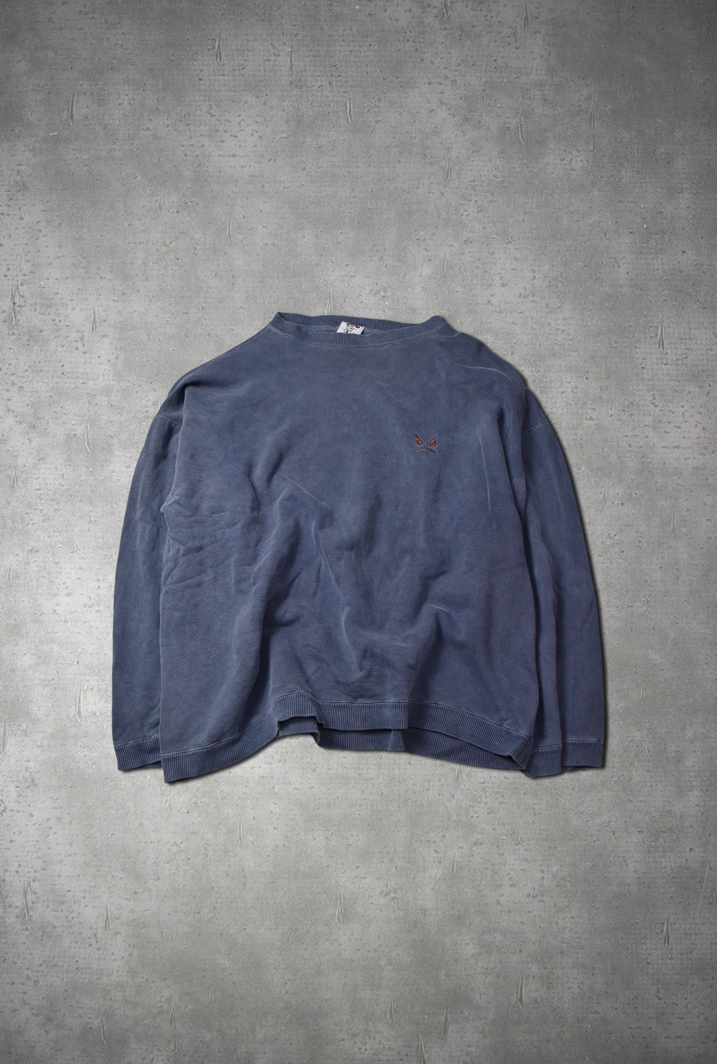 image of Vintage Badboy Wide Sweat Shirt 0-17-232 80.5 in Navy, Men's (Size Large)