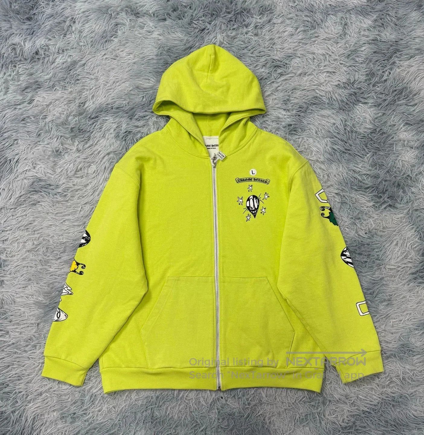 Chrome Hearts Chrome Hearts Matty Boy mustard yellow hoodie | Grailed
