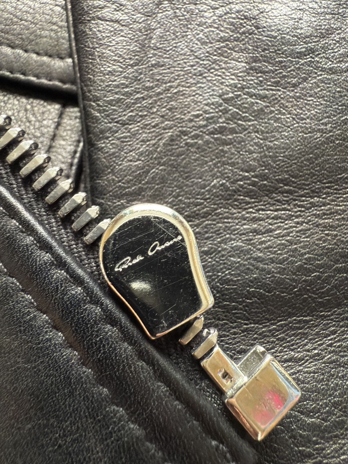 Rick Owens Black Leather Glitter Trench Jacket SS18 Dirt Size US M / EU 48-50 / 2 - 4 Thumbnail