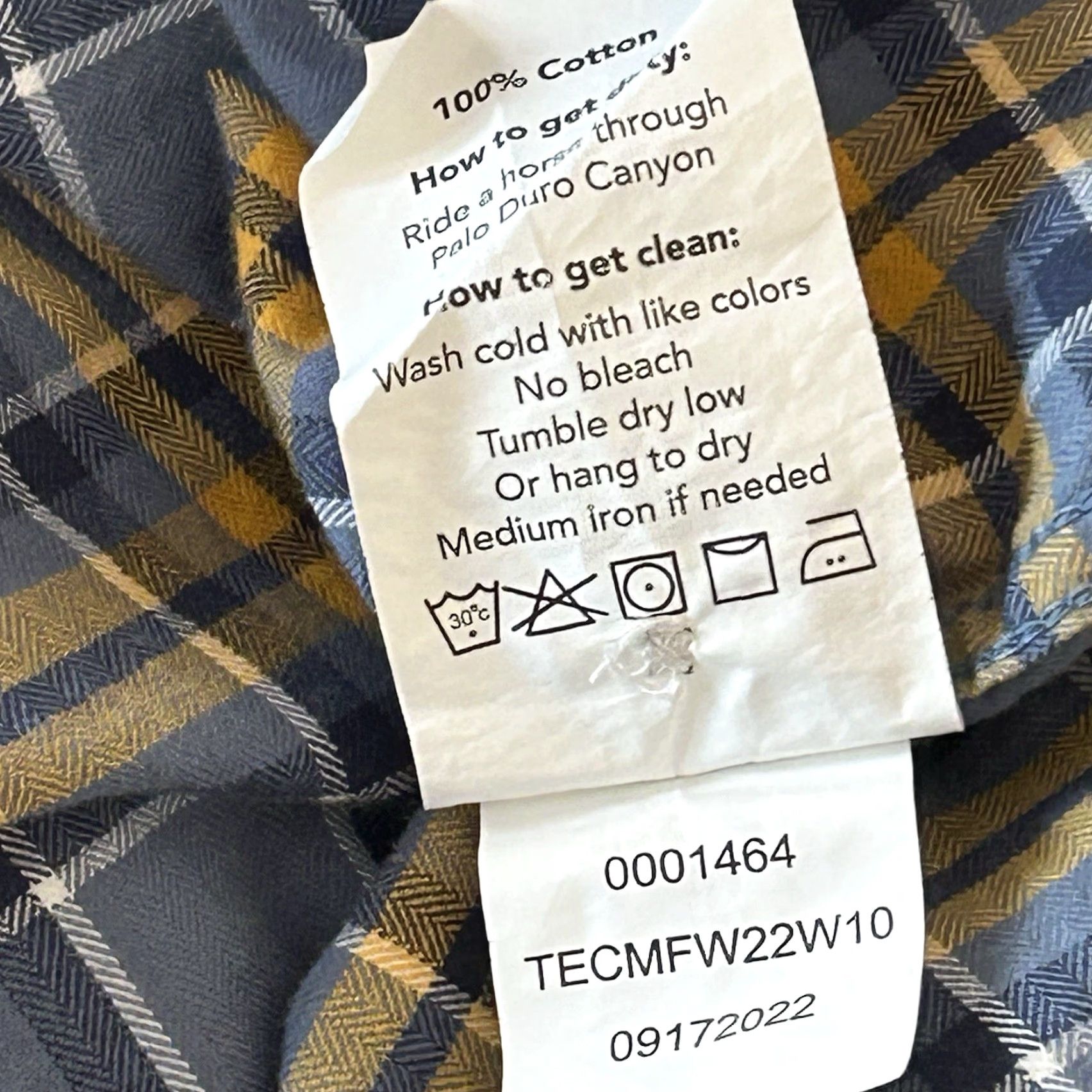 Tecovas Shirt Western Pearl Snap Flannel Plaid Long Sleeve Men’s 2XL Blue Cotton Regular Fit Button-Up Casual 2000s Western Logo Texas Mens