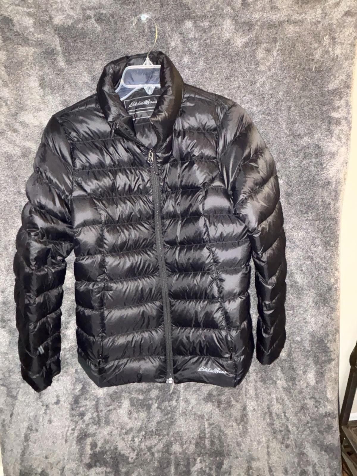 Eddie Bauer Eddie Bauer Goose Down Puffer Jacket Womens M Black Light Size M / US 6-8 / IT 42-44 - 1 Thumbnail