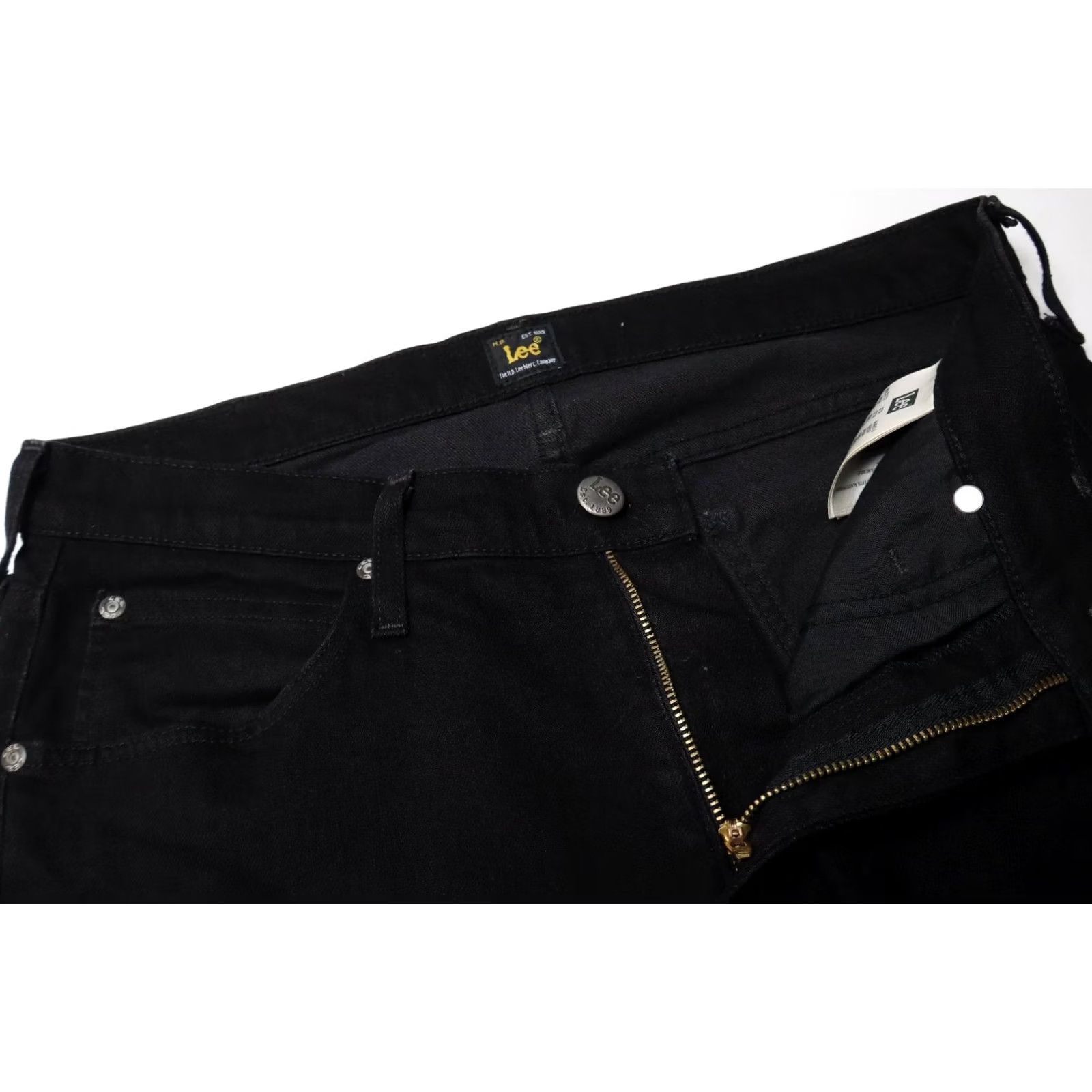 Lee LEE Jeans Luke Slim Fit Black Denim Stretch Men's W32/L32 Zip Fly Logo Size US 32 / EU 48 - 4 Thumbnail