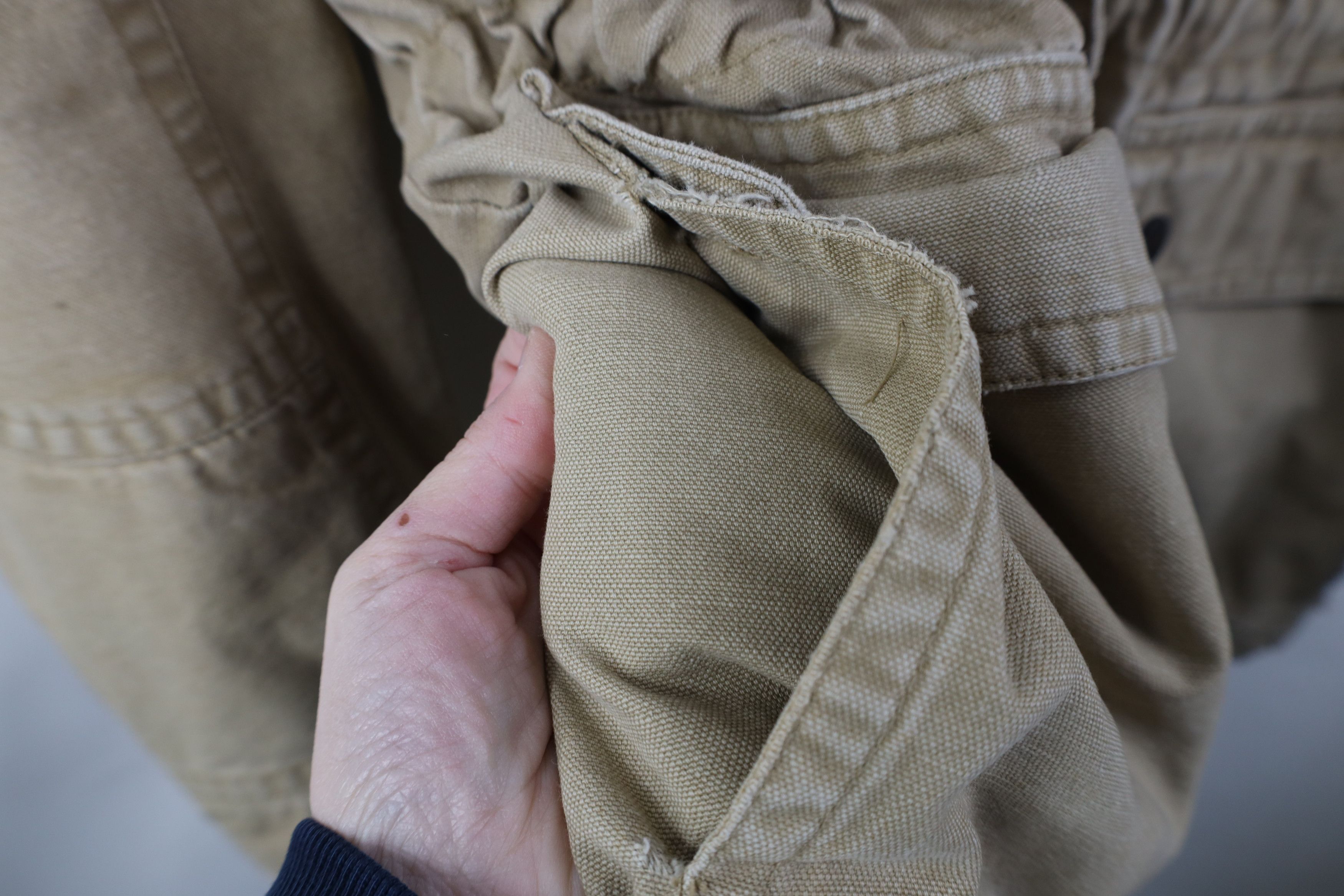 Vintage Vintage 90s Streetwear Flannel Lined Canvas Parka Jacket Size US L / EU 52-54 / 3 - 8 Thumbnail