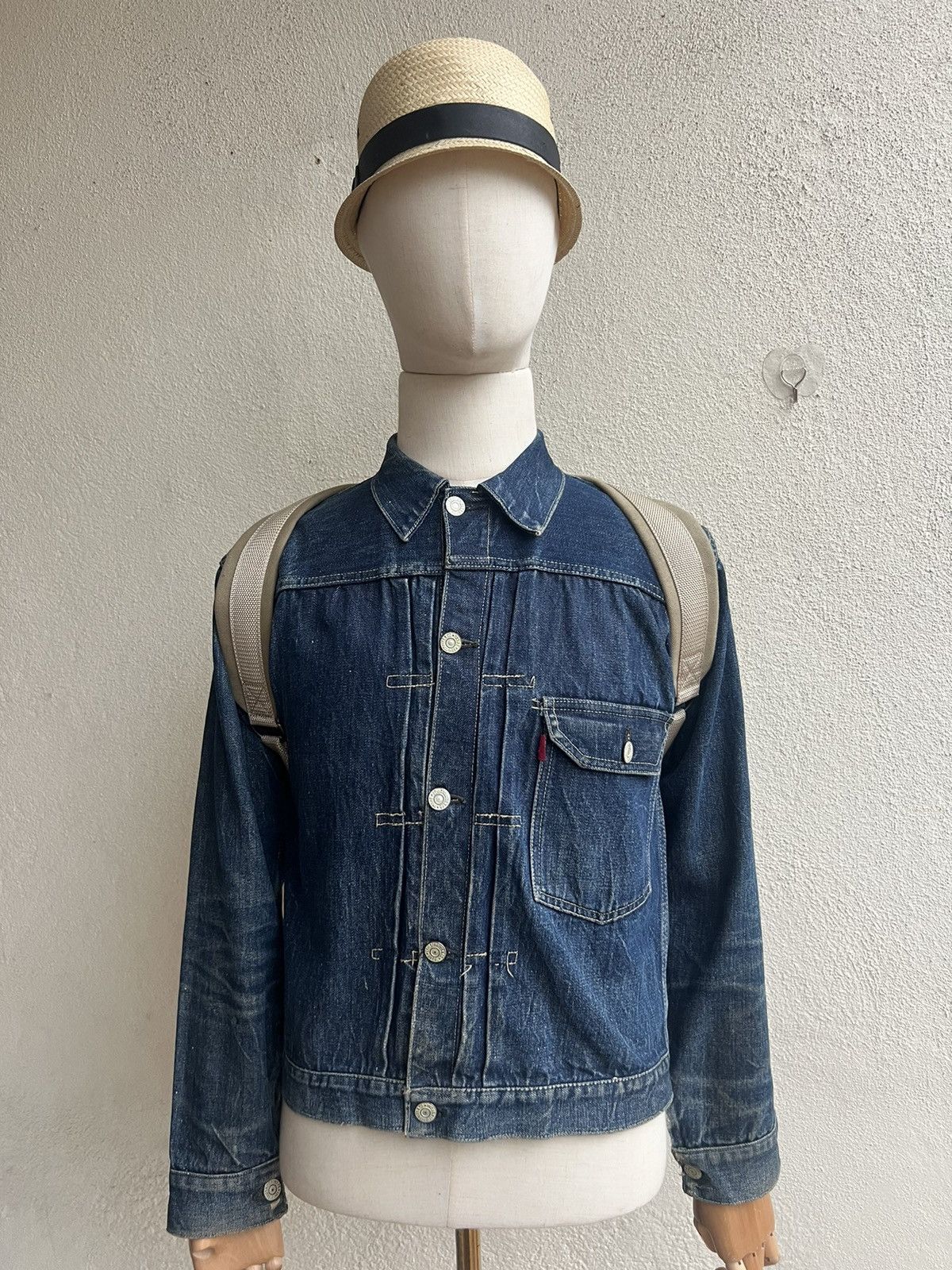Vintage Van Nuys Japan Discolouration Cotton Canvas Backpack Bag Size ONE SIZE - 7 Thumbnail