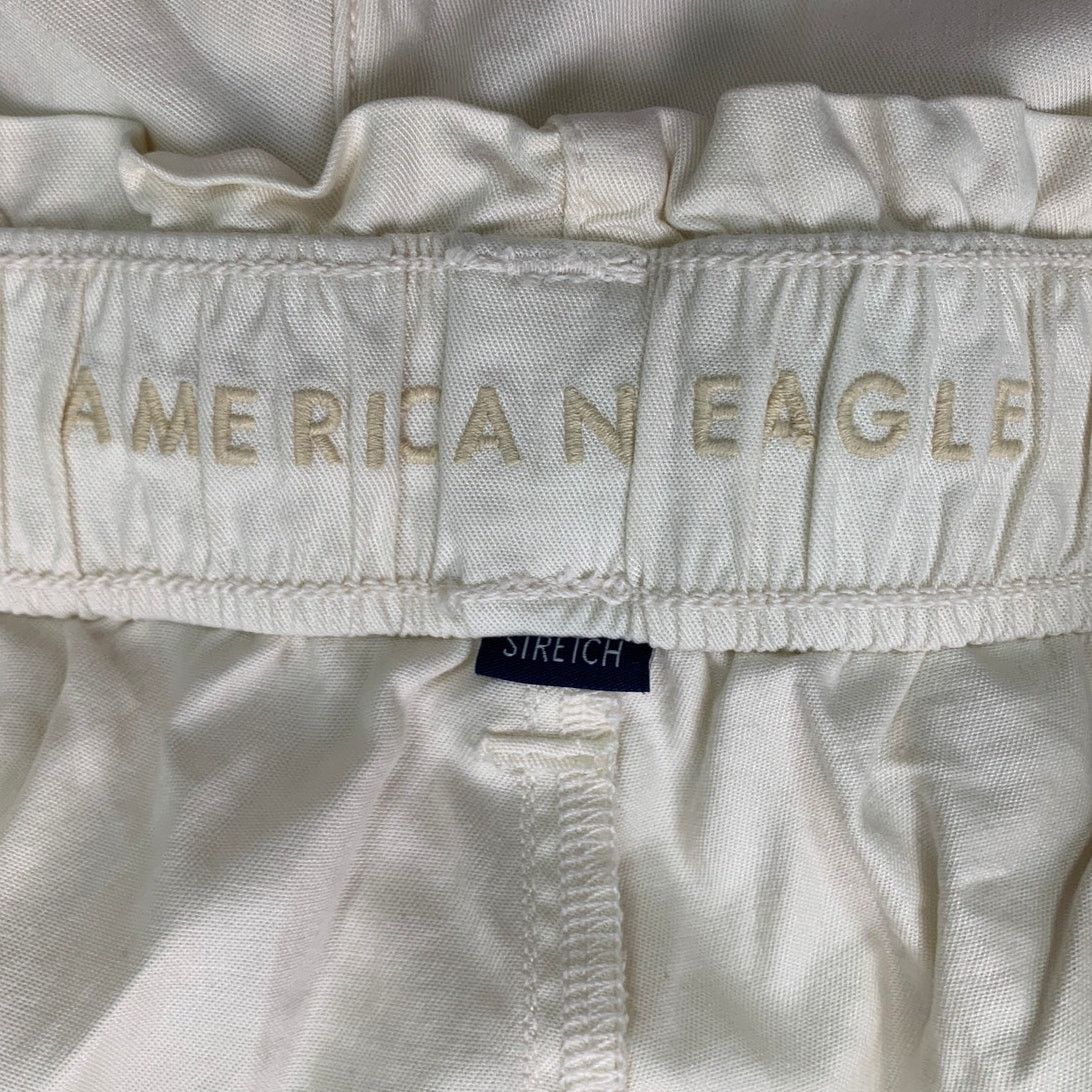 American Eagle Outfitters New American Eagle Womens Small White Shorts w Front Pockets Size 30" / US 8 / IT 44 - 3 Thumbnail