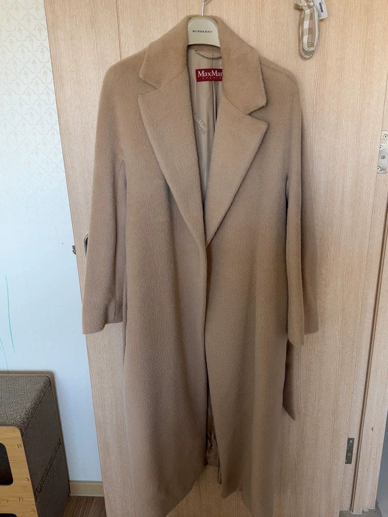 Max Mara Max Mara Studio Camel Alpaca Coat Size L / US 10 / IT 46 - 1 Thumbnail