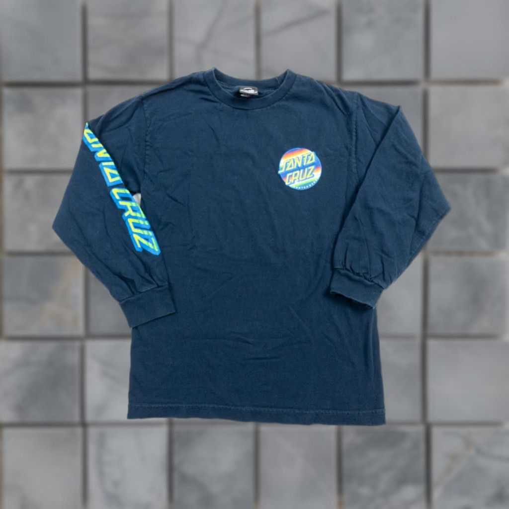 Vintage VINTAGE Santa Cruz Shirt Mens Small Blue Long Sleeve Skateboarding Streetwear Crewneck Size US S / EU 44-46 / 1 - 1 Thumbnail