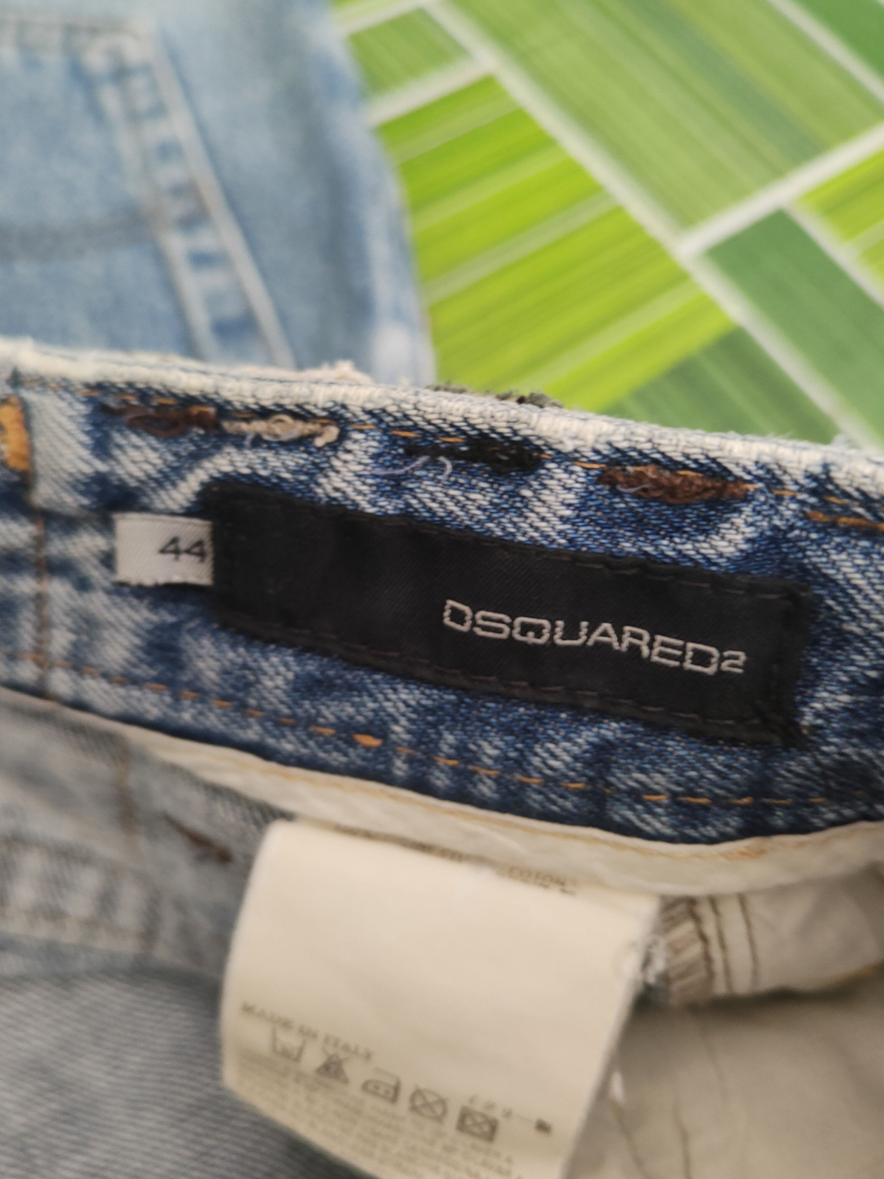 Dsquared2 D Dsquared2 Blue Distressed Ripped Jeans #S2909 Size US 30 / EU 46 - 13 Thumbnail