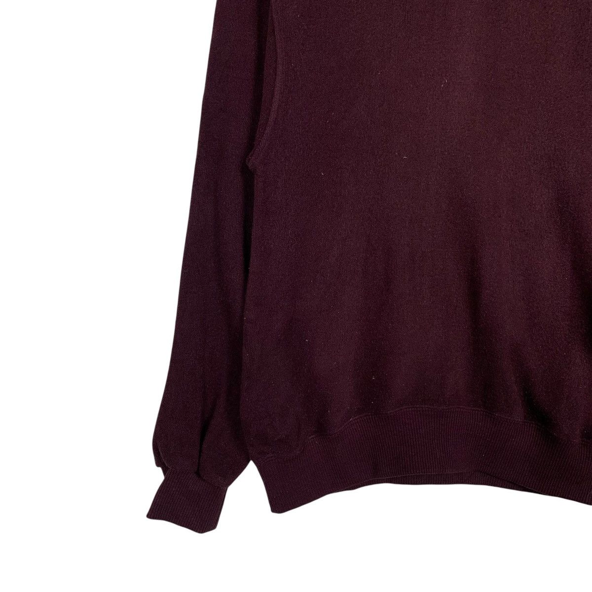 Michiko Koshino London MICHIKO LONDON Technical Wear Maroon Sweatshirt #2422-C108 Size US M / EU 48-50 / 2 - 3 Thumbnail