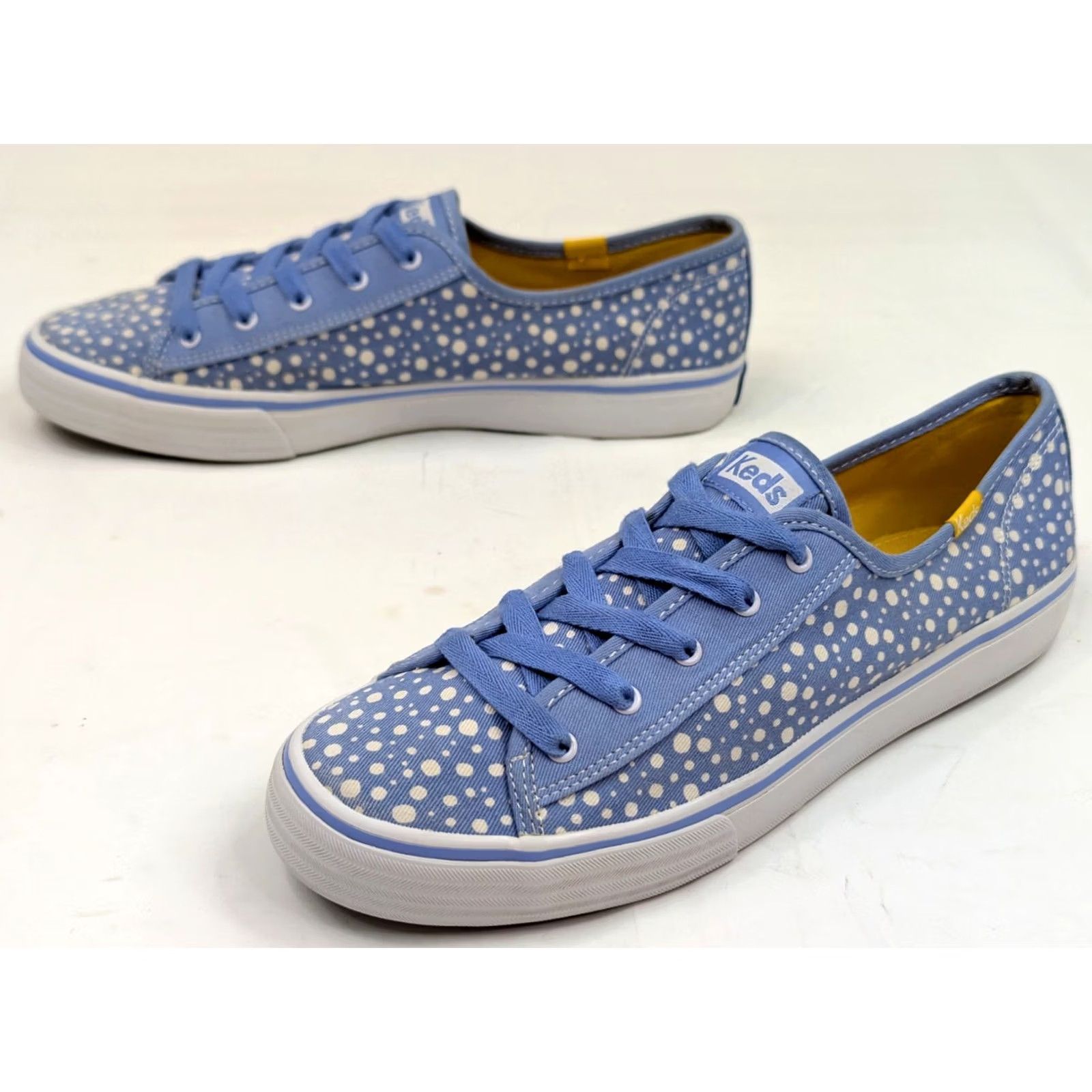 Keds Keds Double Up Bubble Blue Low Top Shoe Women 9.5 Canvas Dotted WF49944 Casual Sneaker Menstrual? Size L / US 10 / IT 46 - 6 Thumbnail
